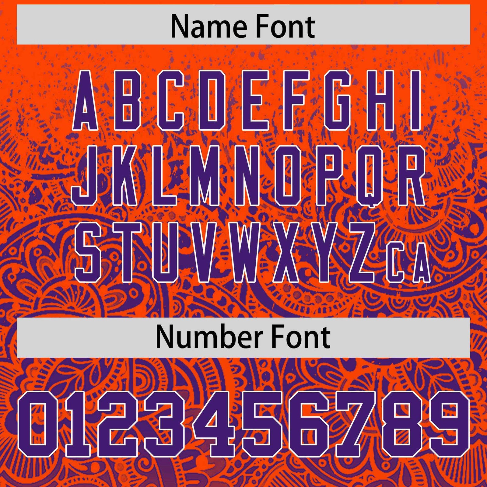 Custom Orange Purple Floral Print Pattern Full Button Gradient Fashion Baseball Jersey