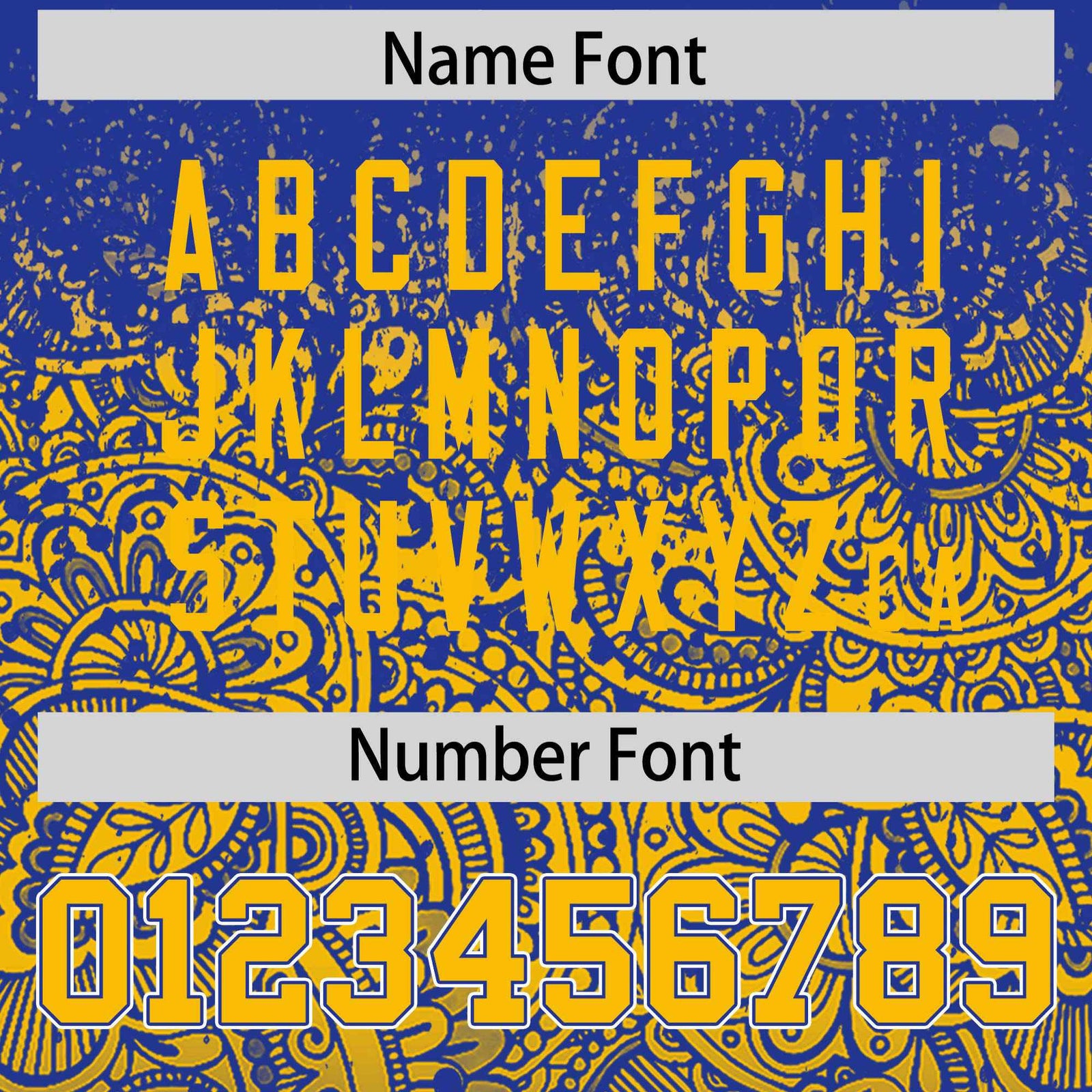 Custom Royal Yellow Floral Print Pattern Full Button Gradient Fashion Baseball Jersey