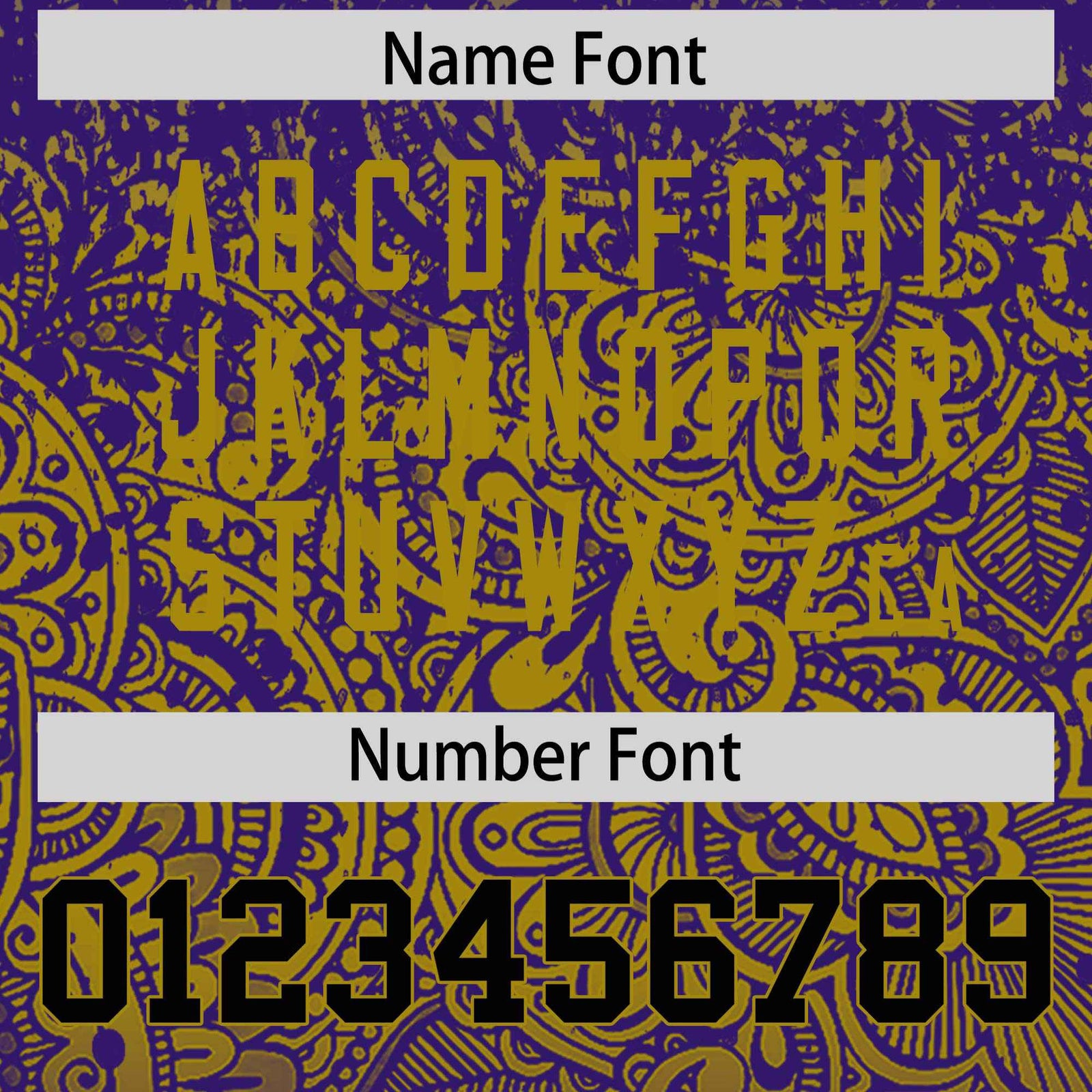 Custom Purple Old Gold Floral Print Pattern Full Button Gradient Fashion Baseball Jersey