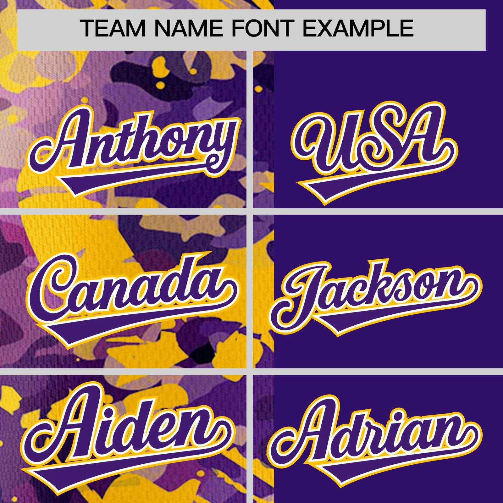 Custom Purple Yellow Split Personalized Graffiti Raglan Sleeve Authentic Baseball Jersey