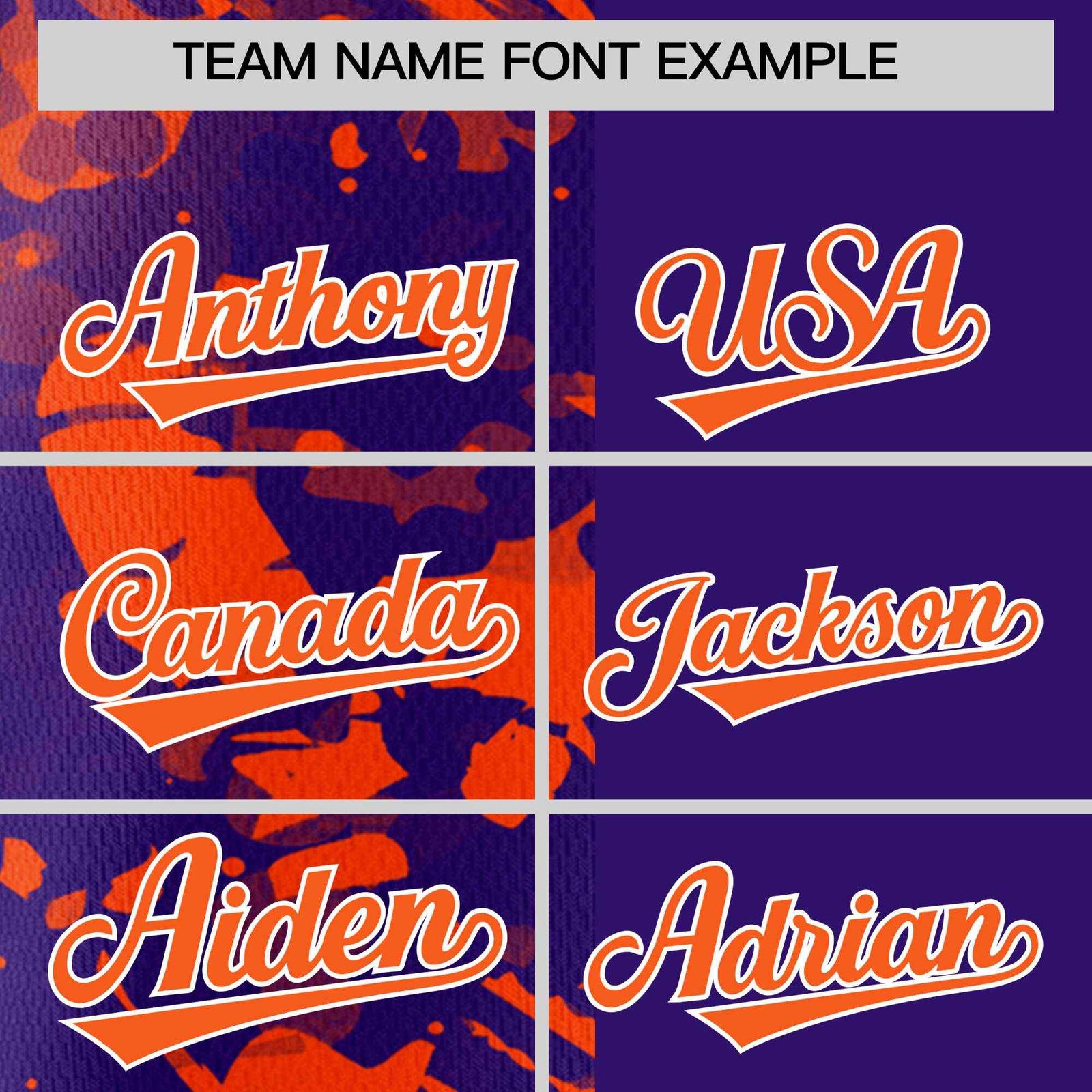 Custom Purple Orange Split Personalized Graffiti Raglan Sleeve Authentic Baseball Jersey