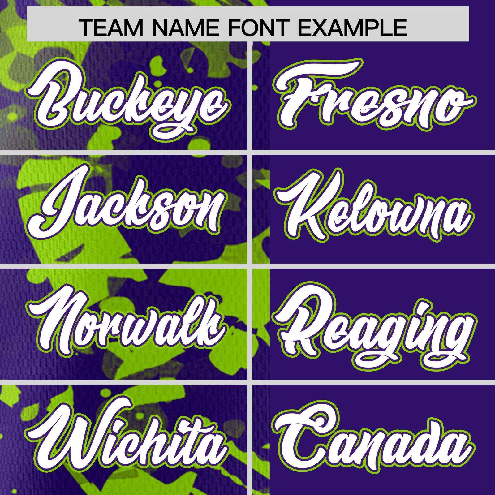 Custom Purple Neon Green Split Personalized Graffiti Raglan Sleeve Authentic Baseball Jersey