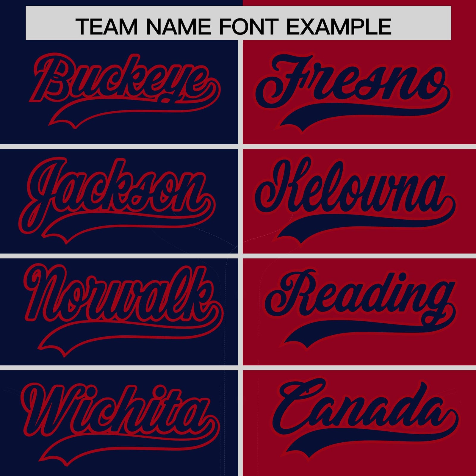 Custom Navy Red Split Fashion Coconut Tree Design Authentic Baseball Jersey