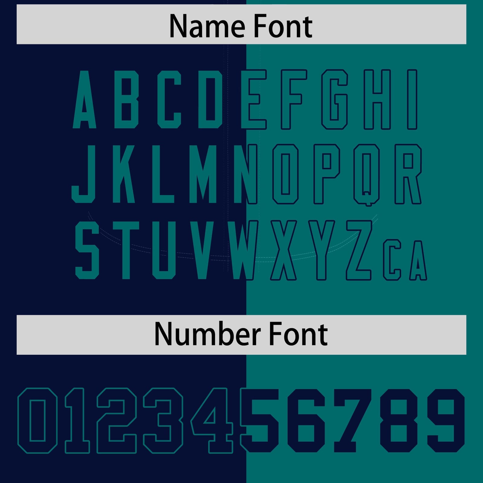 Custom Navy Aqua Split Fashion Coconut Tree Design Authentic Baseball Jersey