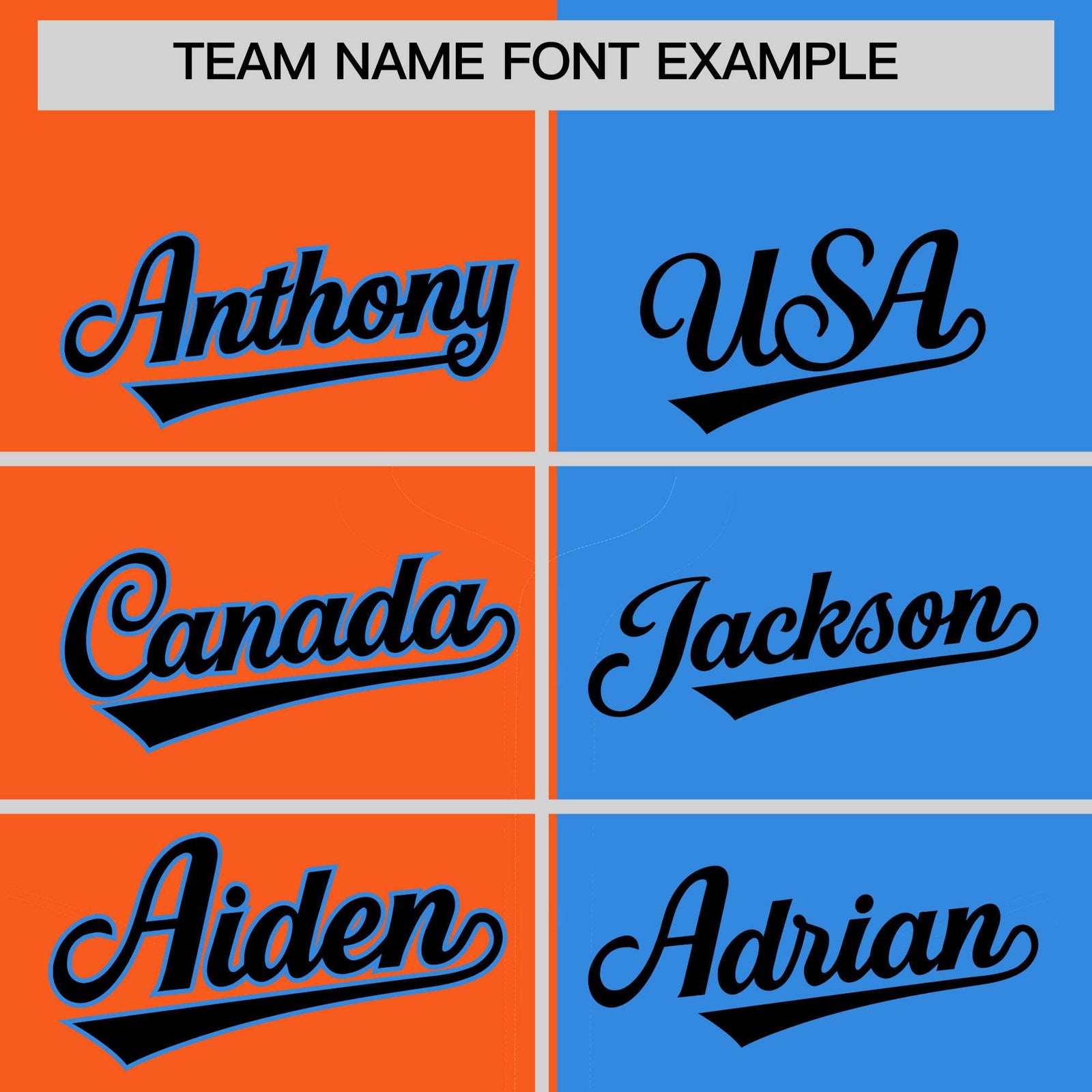 Custom Orange Powder Blue Split Fashion Coconut Tree Design Authentic Baseball Jersey