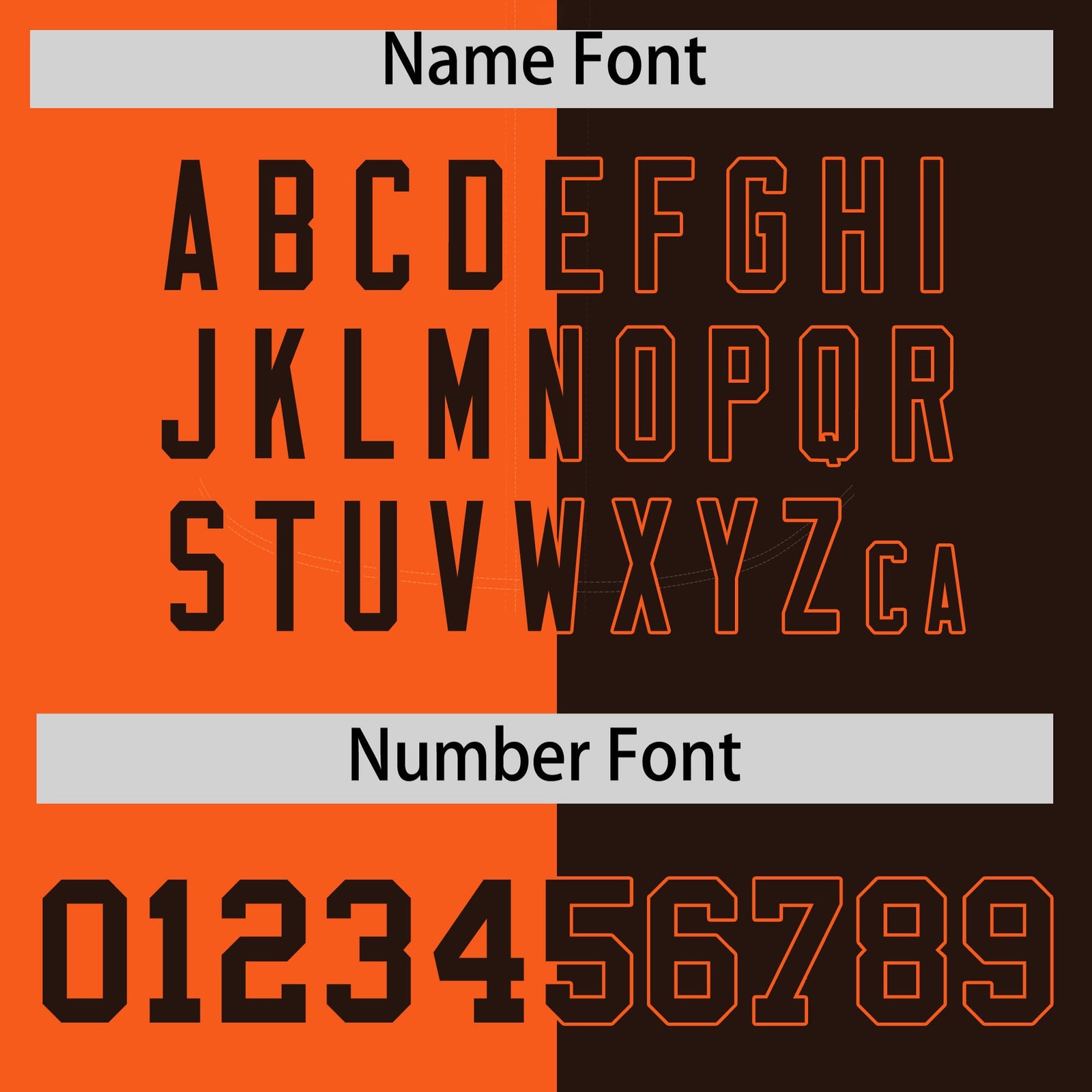 Custom Orange Brown Split Fashion Coconut Tree Design Authentic Baseball Jersey