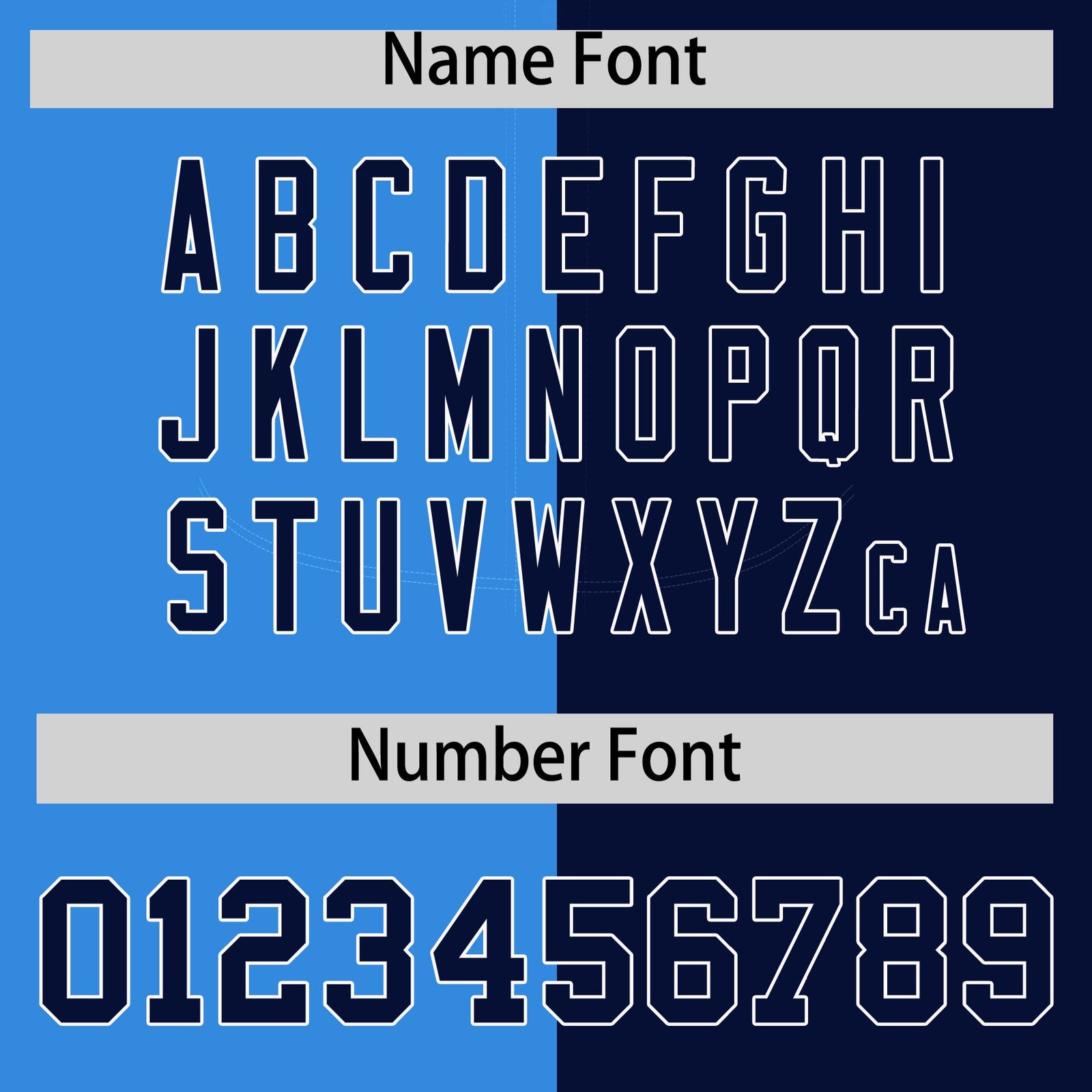 Custom Powder Blue Navy Split Fashion Coconut Tree Design Authentic Baseball Jersey