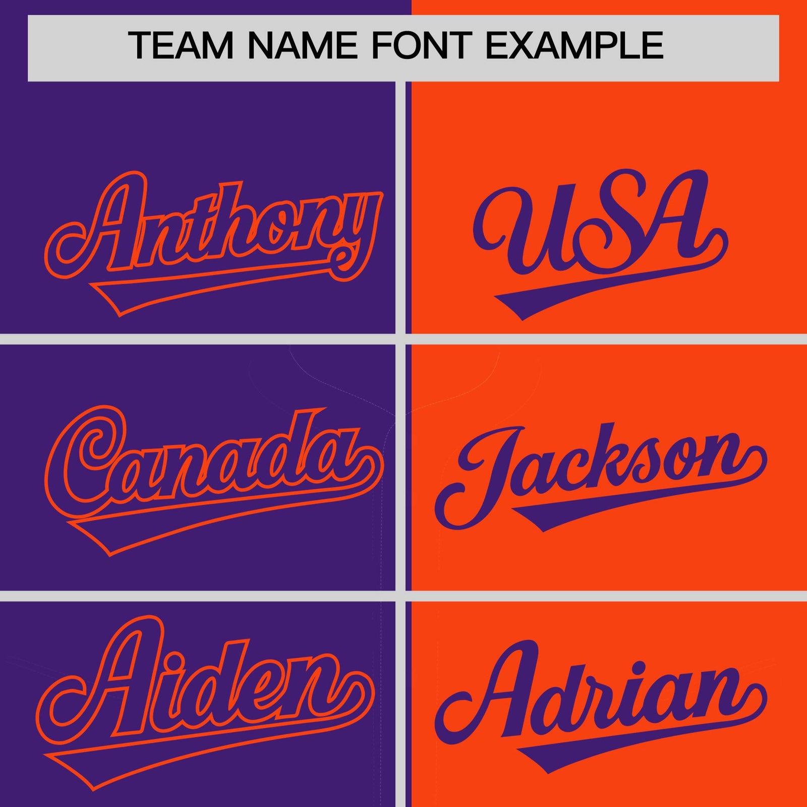 Custom Purple Orange Split Fashion Coconut Tree Design Authentic Baseball Jersey