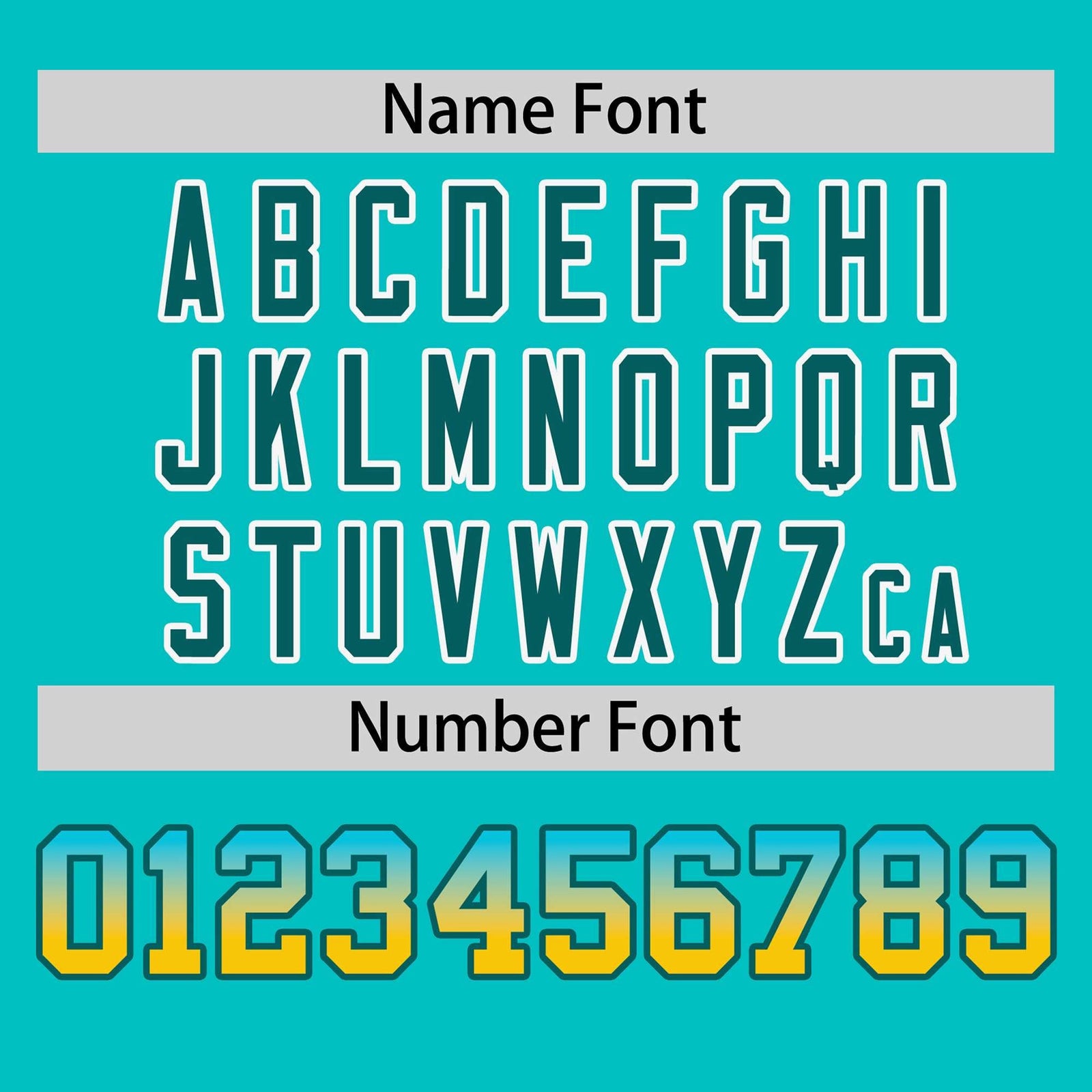 Custom Aqua Aqua-Gold Personalized Gradient Font And Side Design Authentic Baseball Jersey