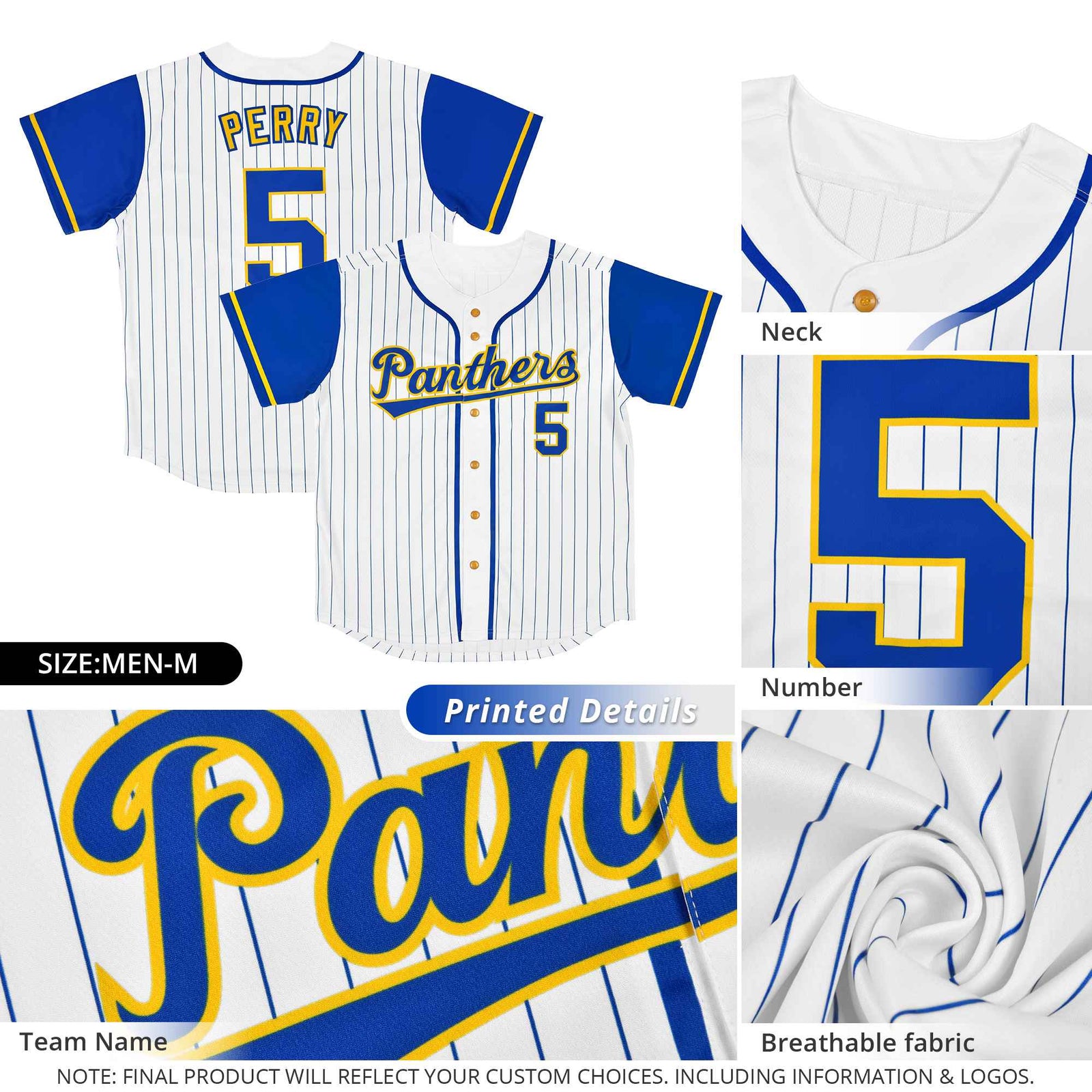 Custom Royal Orange Stripe Fashion Raglan Sleeves Authentic Baseball Jersey