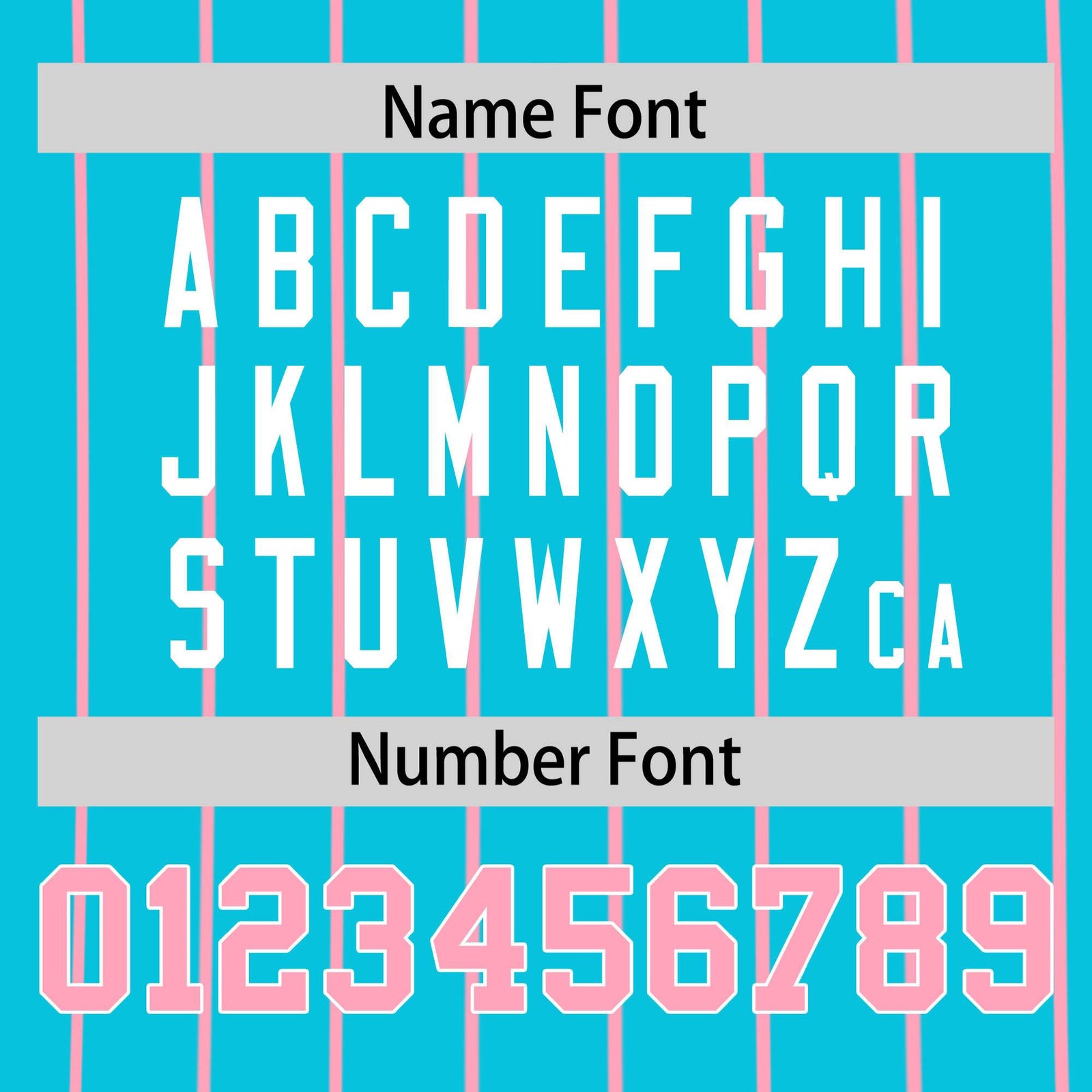 Custom Sky Blue Light Pink Pinstripe Personalized Side Two-tone Authentic Baseball Jersey