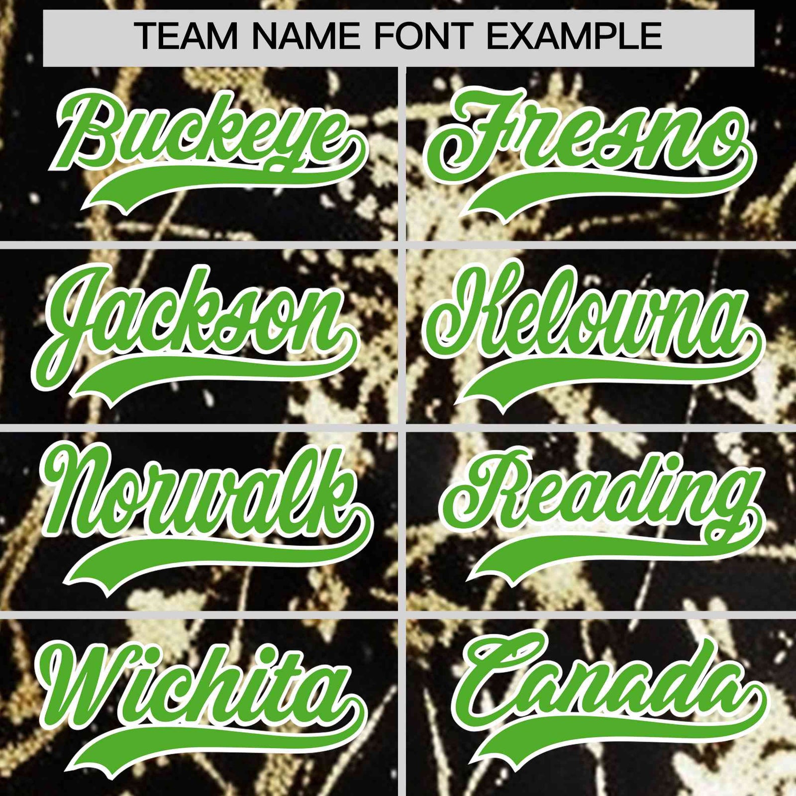 Custom Black Light Green Metallic Gold Splatter Breathable&Wrinkle-Resistant Baseball Jersey