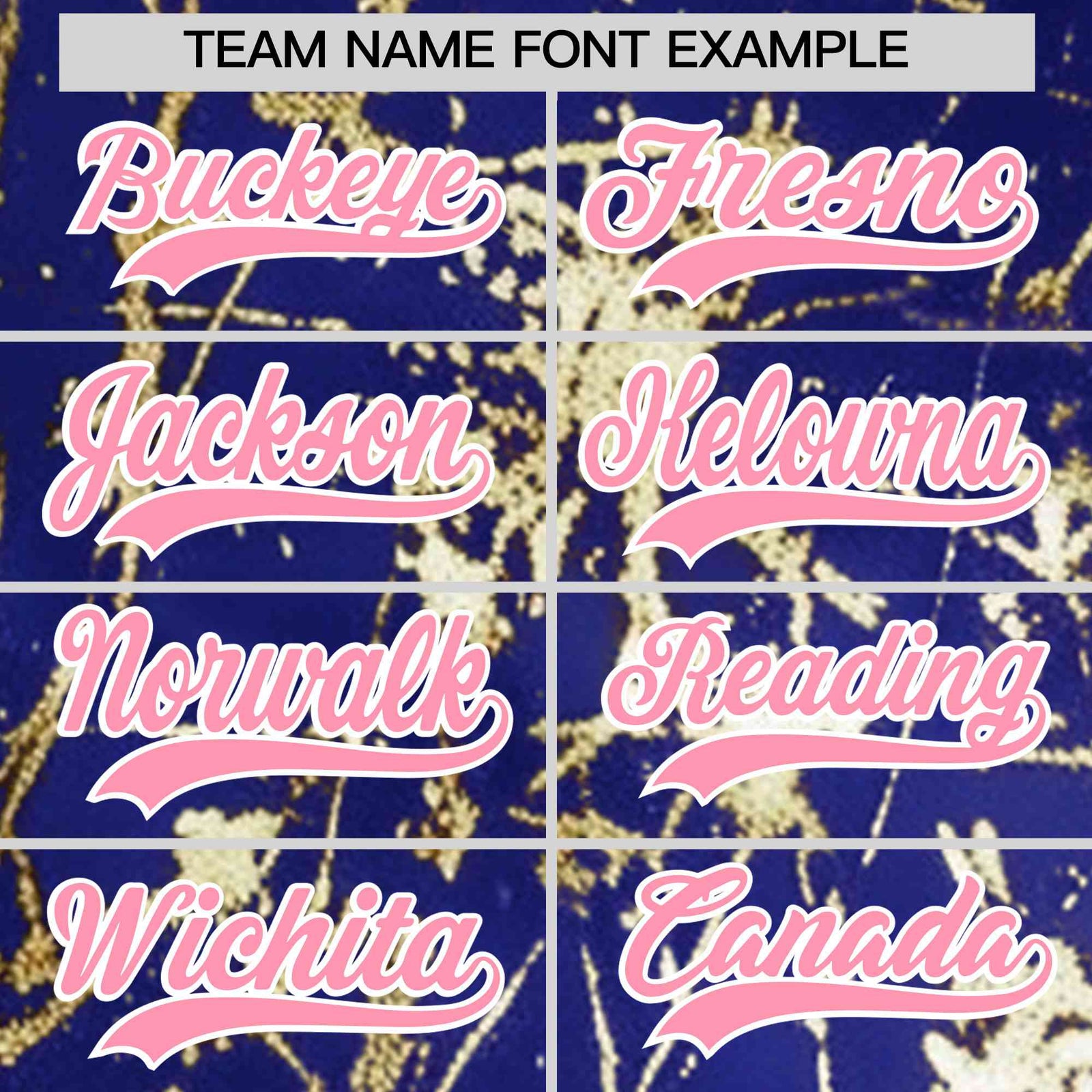 Custom Royal Light Pink Metallic Gold Splatter Urban Streetwear Baseball Jersey