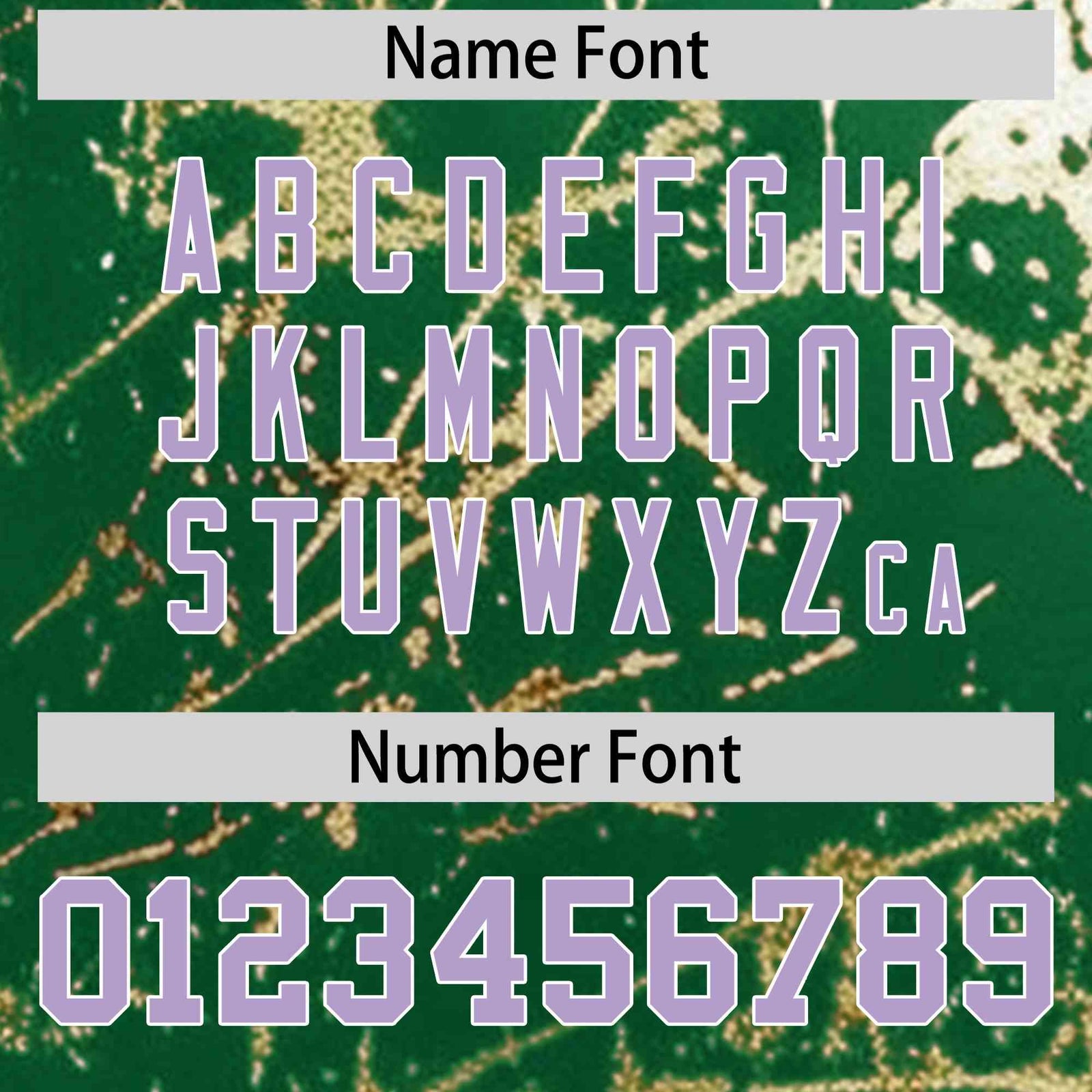 Custom Kelly Green Light Purple Metallic Gold Splatter Urban Streetwear Baseball Jersey