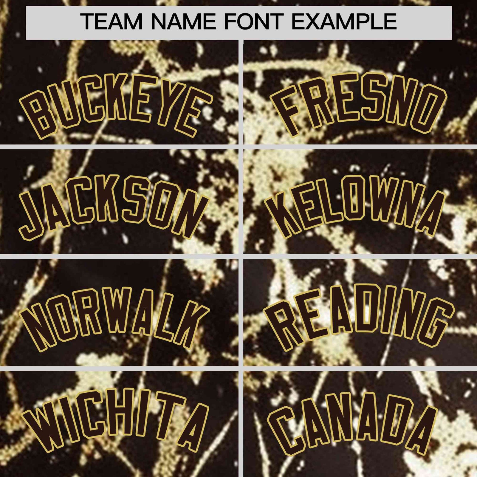 Custom Brown Old Gold Shiny Gold Cracked Texture Baseball Jersey