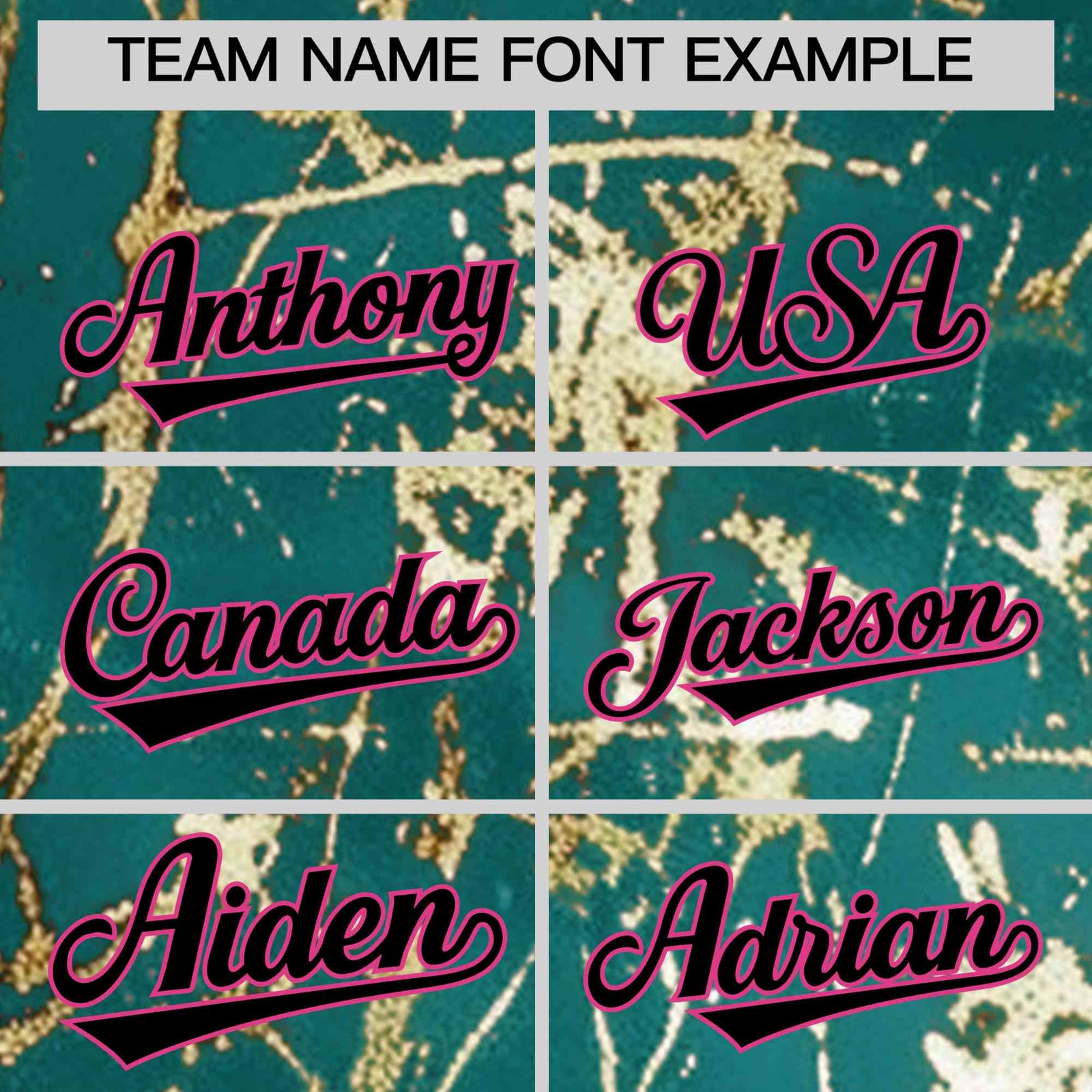 Custom Teal Black Metallic Gold Splatter Breathable&Wrinkle-Resistant Baseball Jersey| KXKSHOP