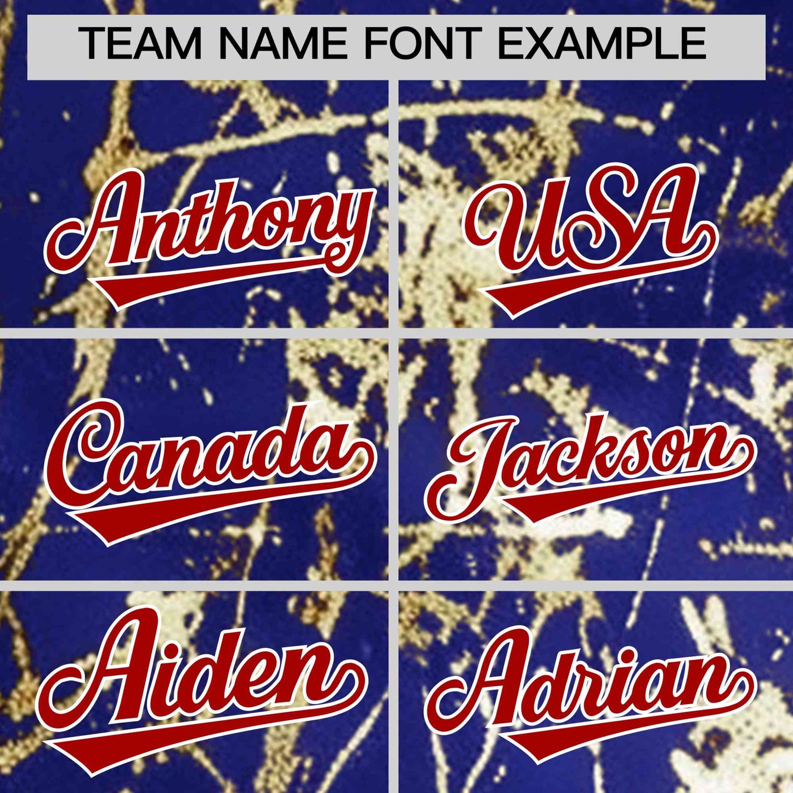 Custom Royal Red Metallic Gold Splatter Breathable&Wrinkle-Resistant Baseball Jersey| KXKSHOP