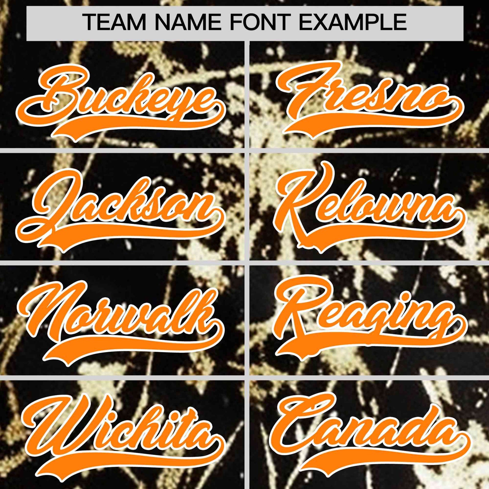 Custom Black Orange Metallic Gold Splatter Urban Streetwear Baseball Jersey