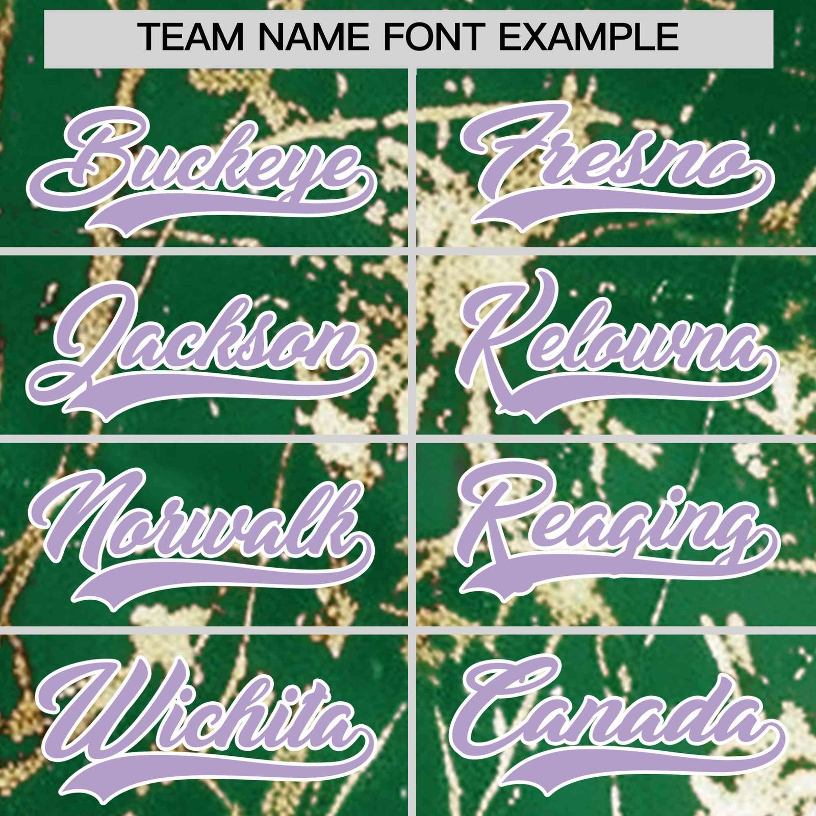 Custom Kelly Green Light Purple Metallic Gold Splatter Urban Streetwear Baseball Jersey