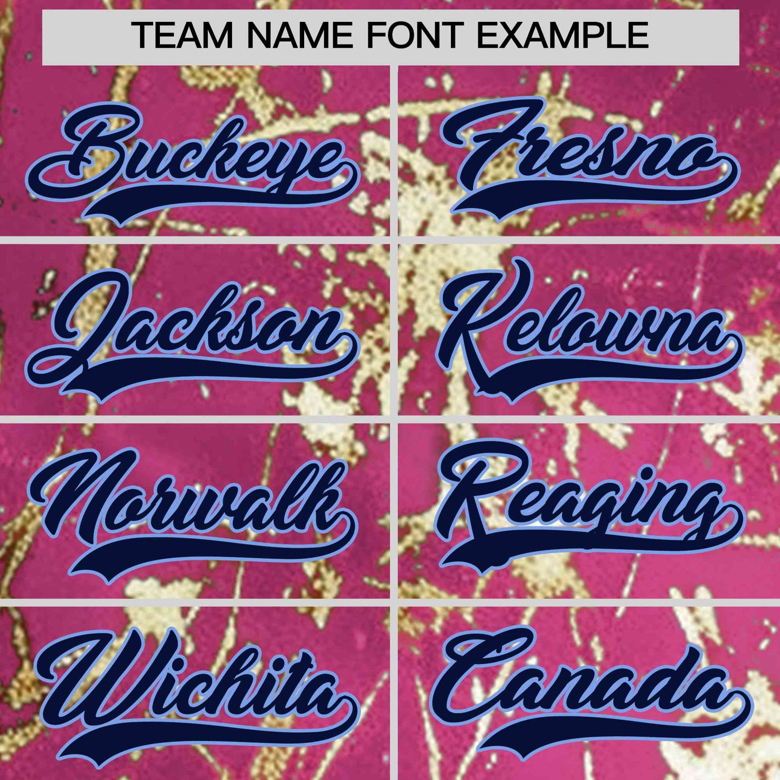 Custom Pink Navy Metallic Gold Splatter Breathable&Wrinkle-Resistant Baseball Jersey