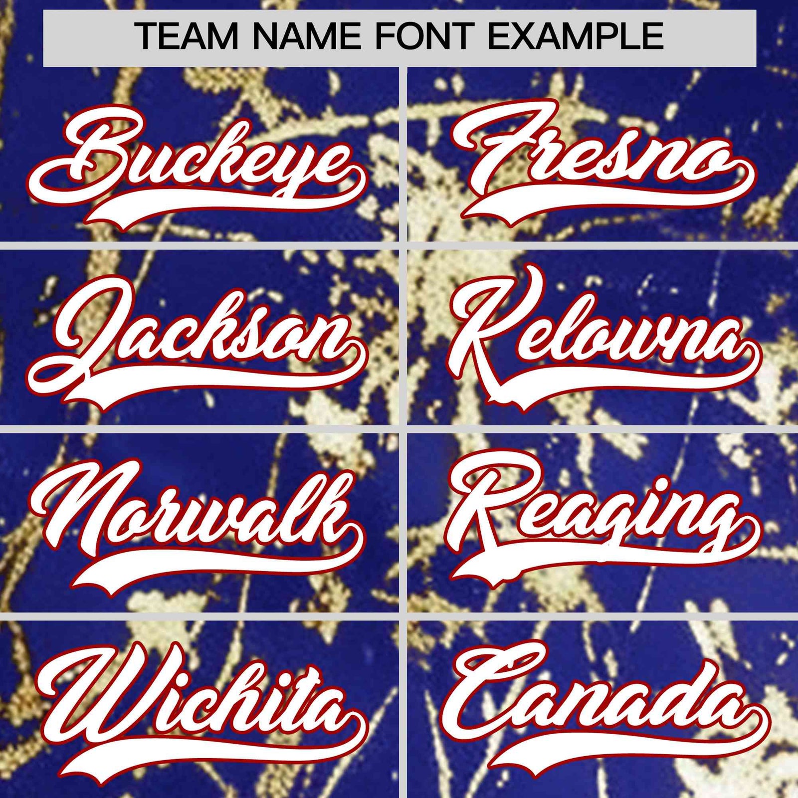 Custom Royal White Black&Gold Marble Print Clubwear Party Streetwear Baseball Jersey