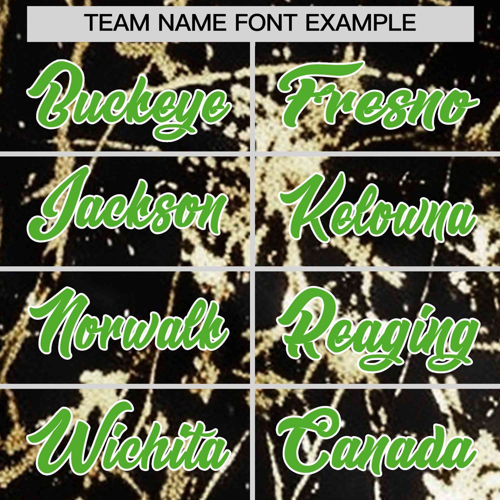 Custom Black Light Green Metallic Gold Splatter Breathable&Wrinkle-Resistant Baseball Jersey