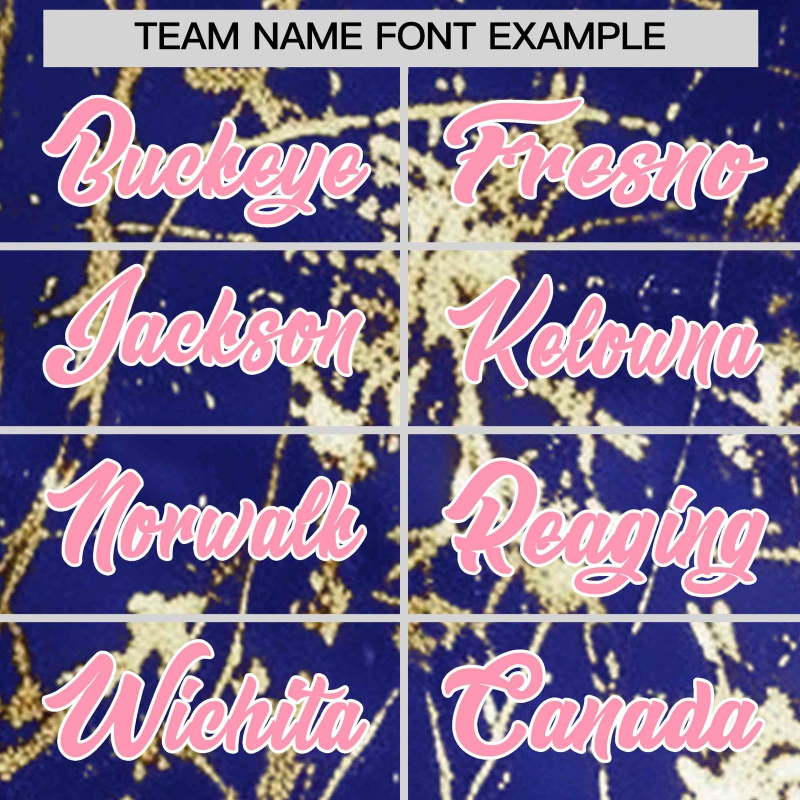 Custom Royal Light Pink Metallic Gold Splatter Urban Streetwear Baseball Jersey