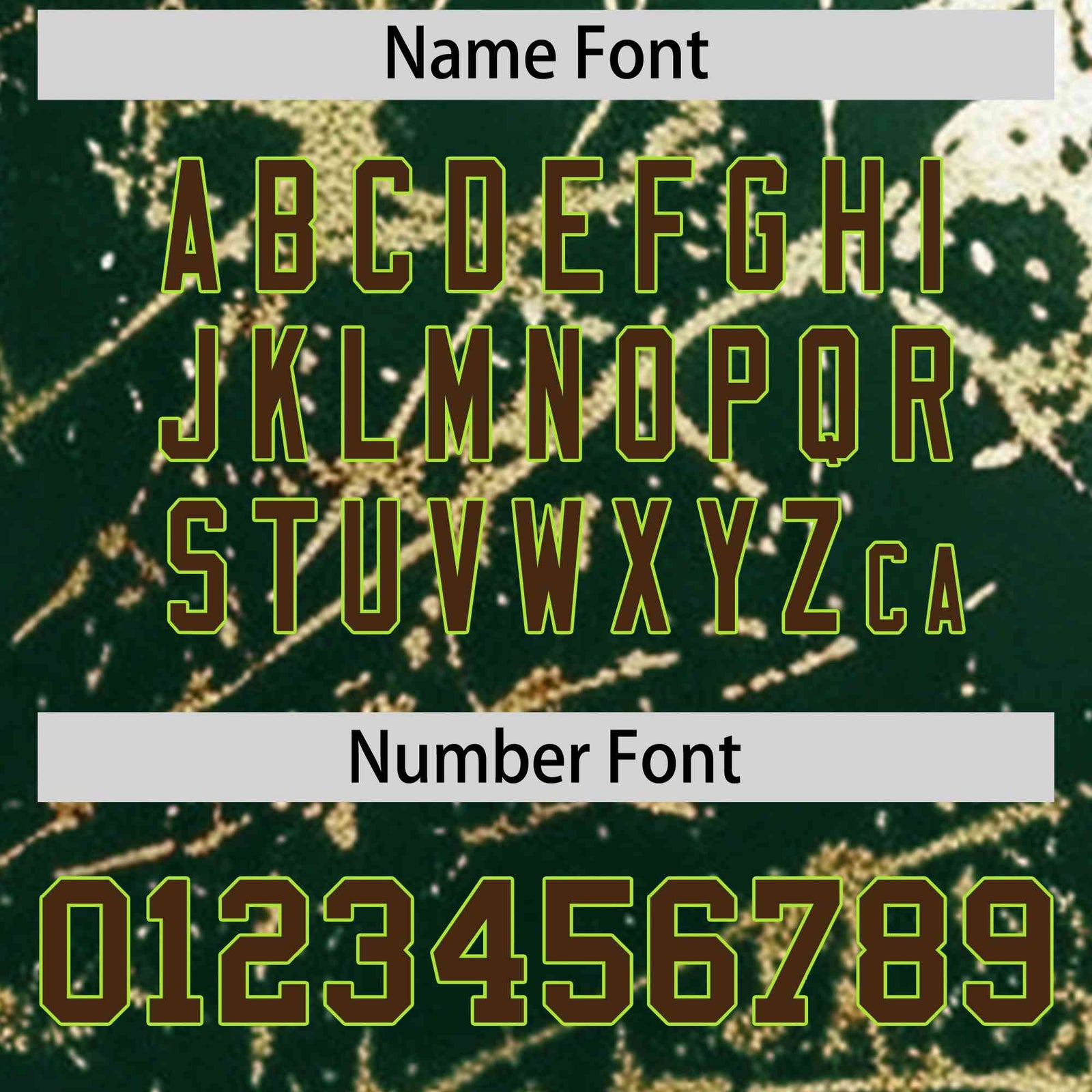 Custom Green Brown Metallic Gold Splatter Breathable&Wrinkle-Resistant Baseball Jersey