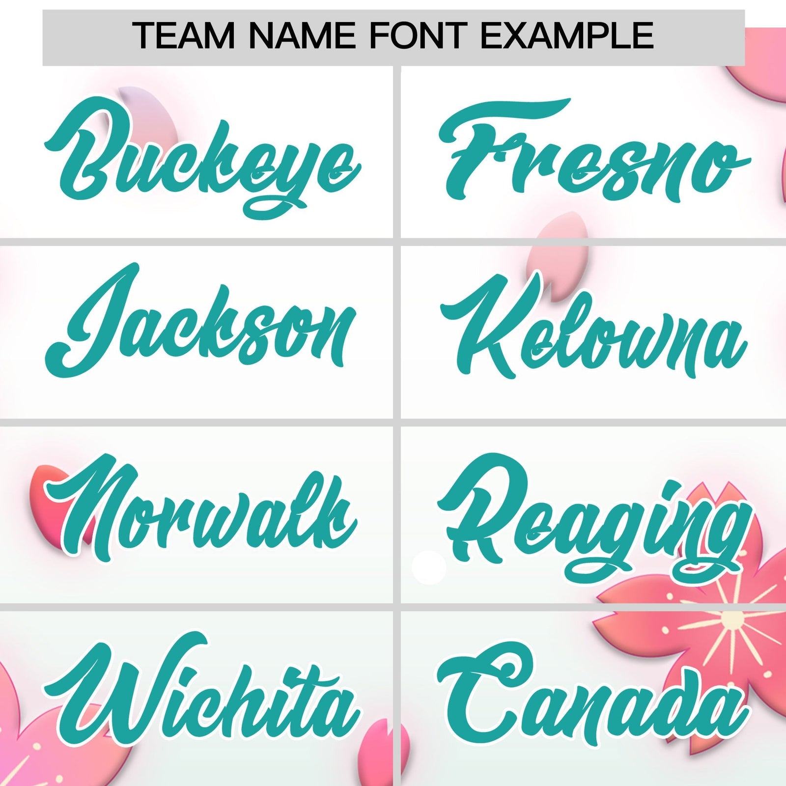 Custom Hooded Baseball Jersey | Pink Aqua Cherry Blossom Personalized Name & Number Sport Jersey
