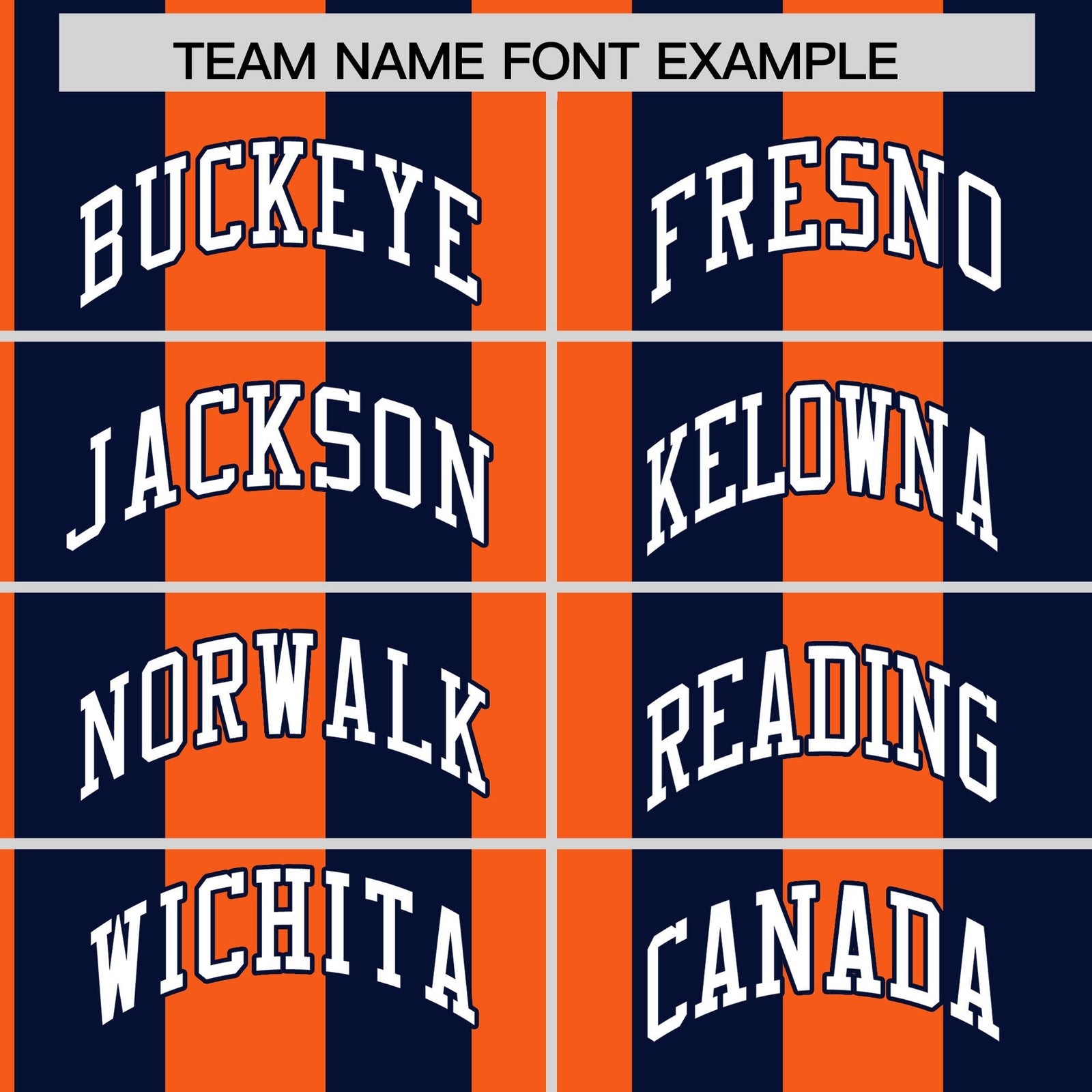 Custom Navy Orange Stripe Fashion Authentic Two-Button Softball Jersey