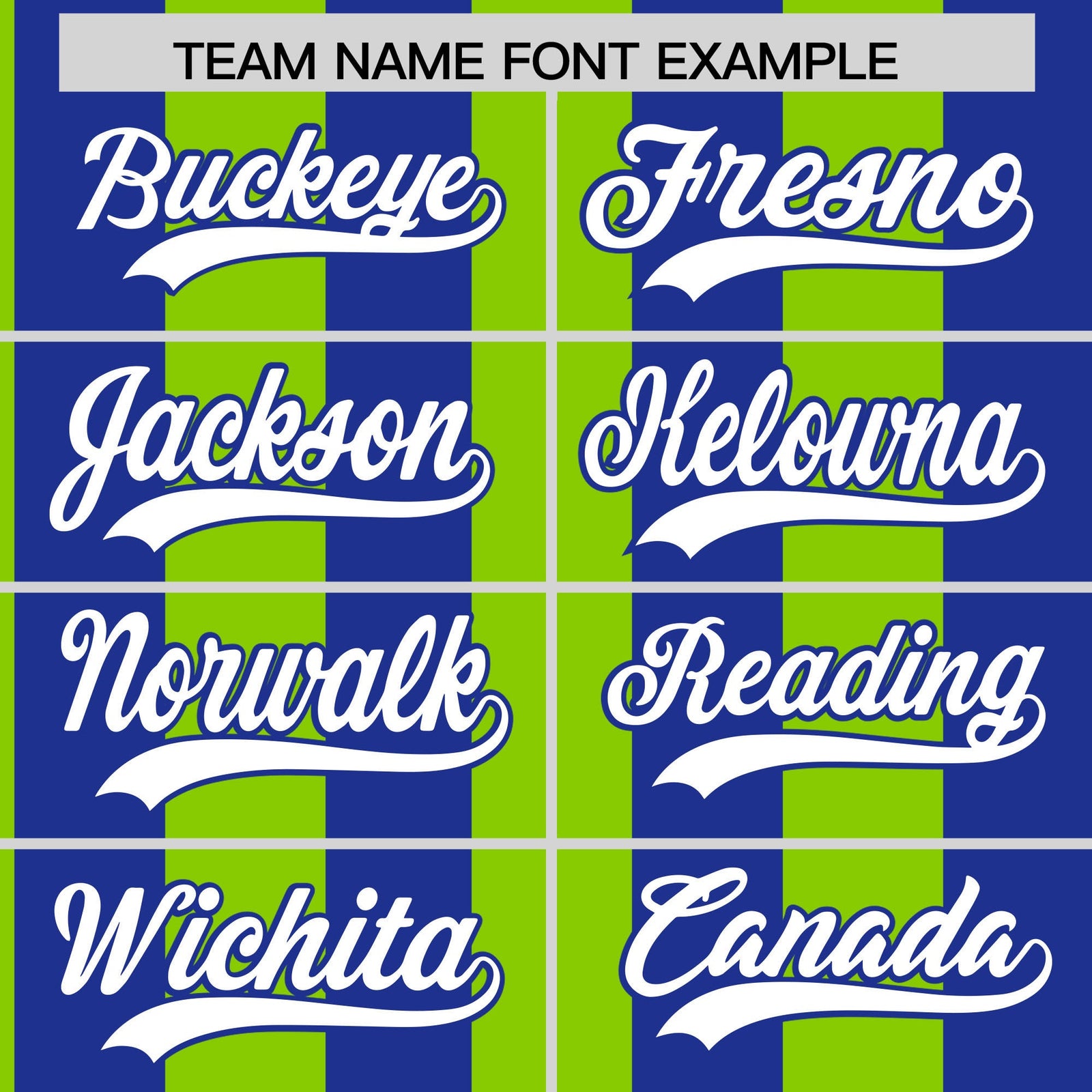 Custom Royal Neon Green Stripe Fashion Authentic Two-Button Softball Jersey