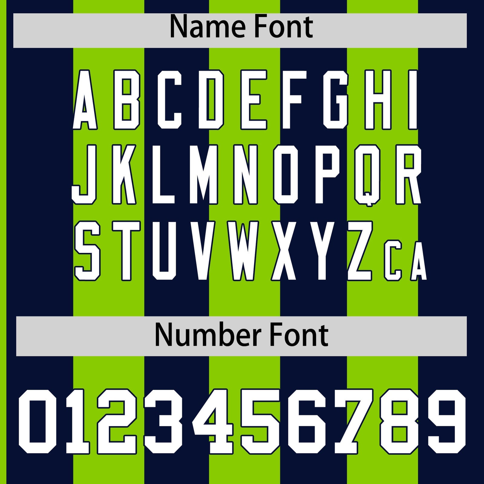 Custom Navy Neon Green Stripe Fashion Authentic Two-Button Softball Jersey