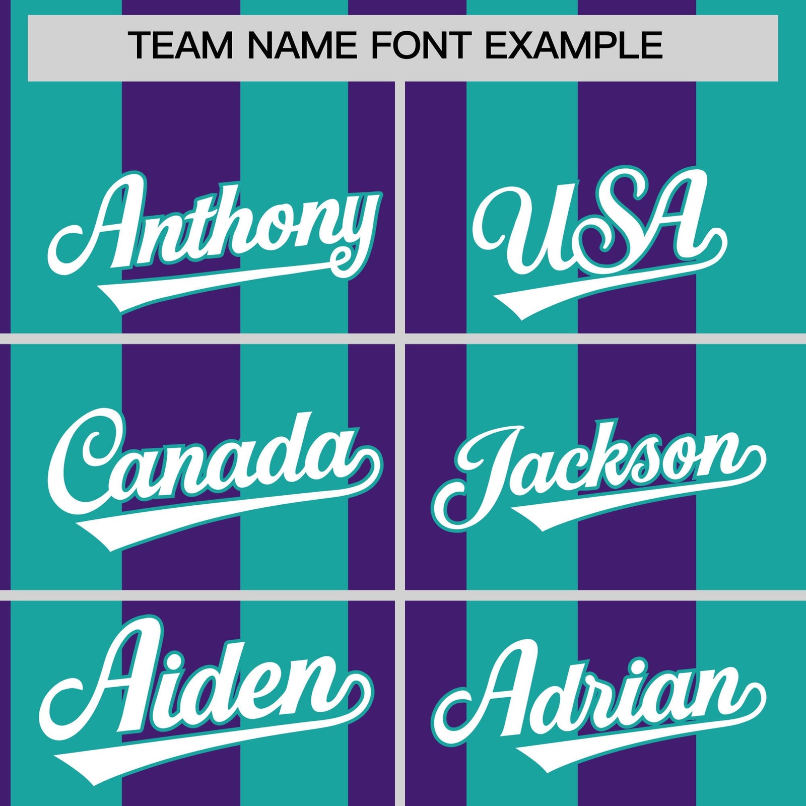 Custom Aqua Purple Stripe Fashion Authentic Two-Button Softball Jersey