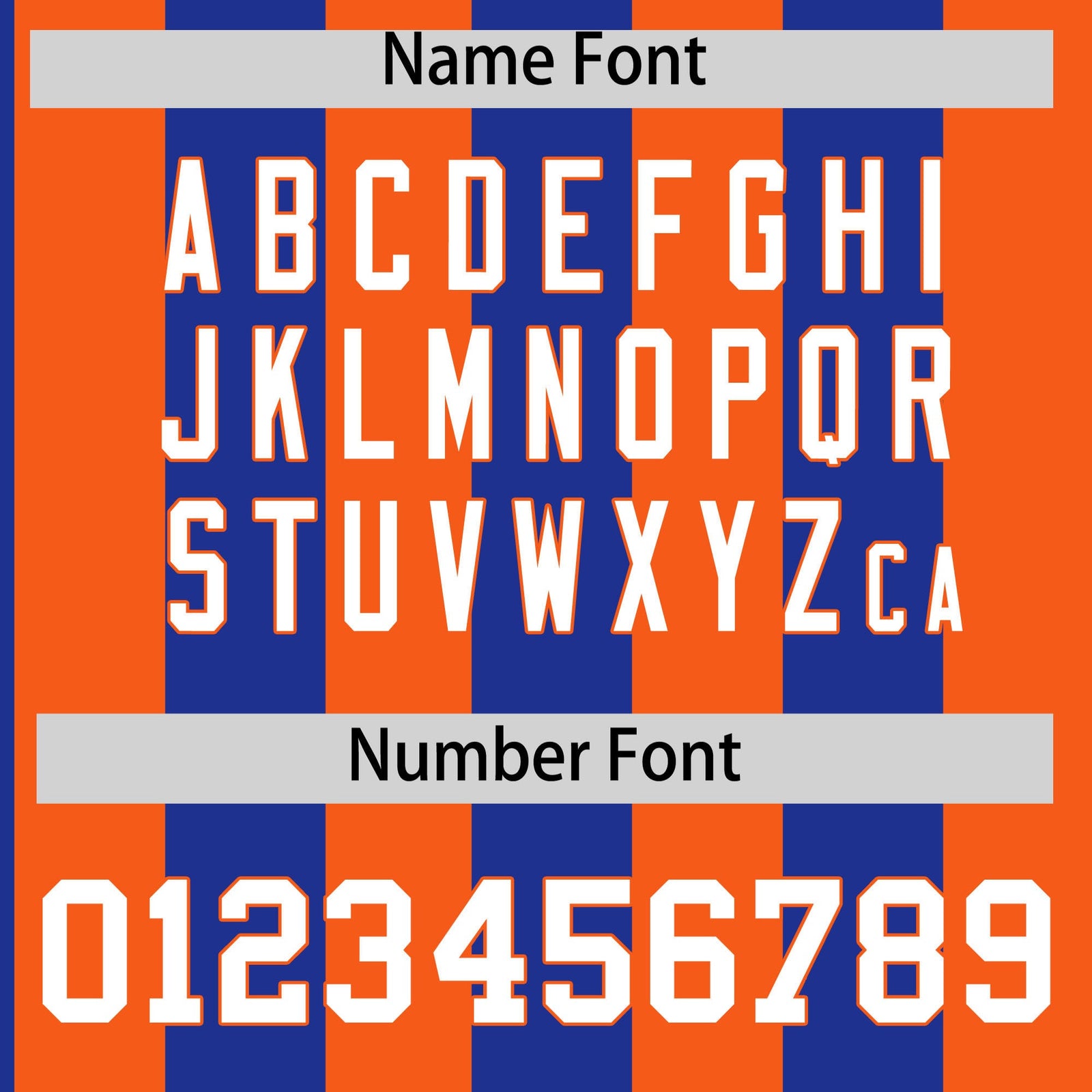 Custom Orange Royal Stripe Fashion Authentic Two-Button Softball Jersey