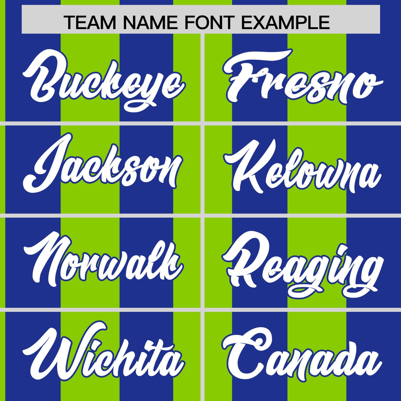 Custom Royal Neon Green Stripe Fashion Authentic Two-Button Softball Jersey