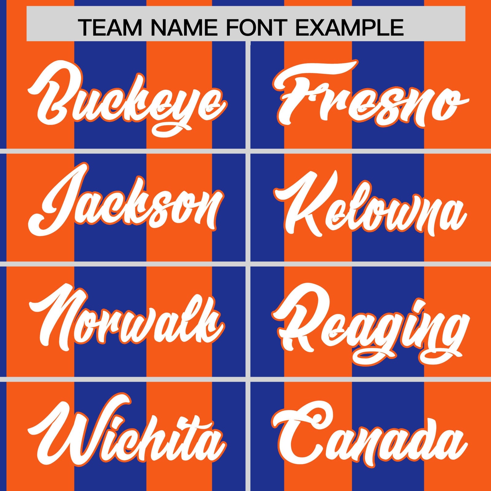 Custom Orange Royal Stripe Fashion Authentic Two-Button Softball Jersey