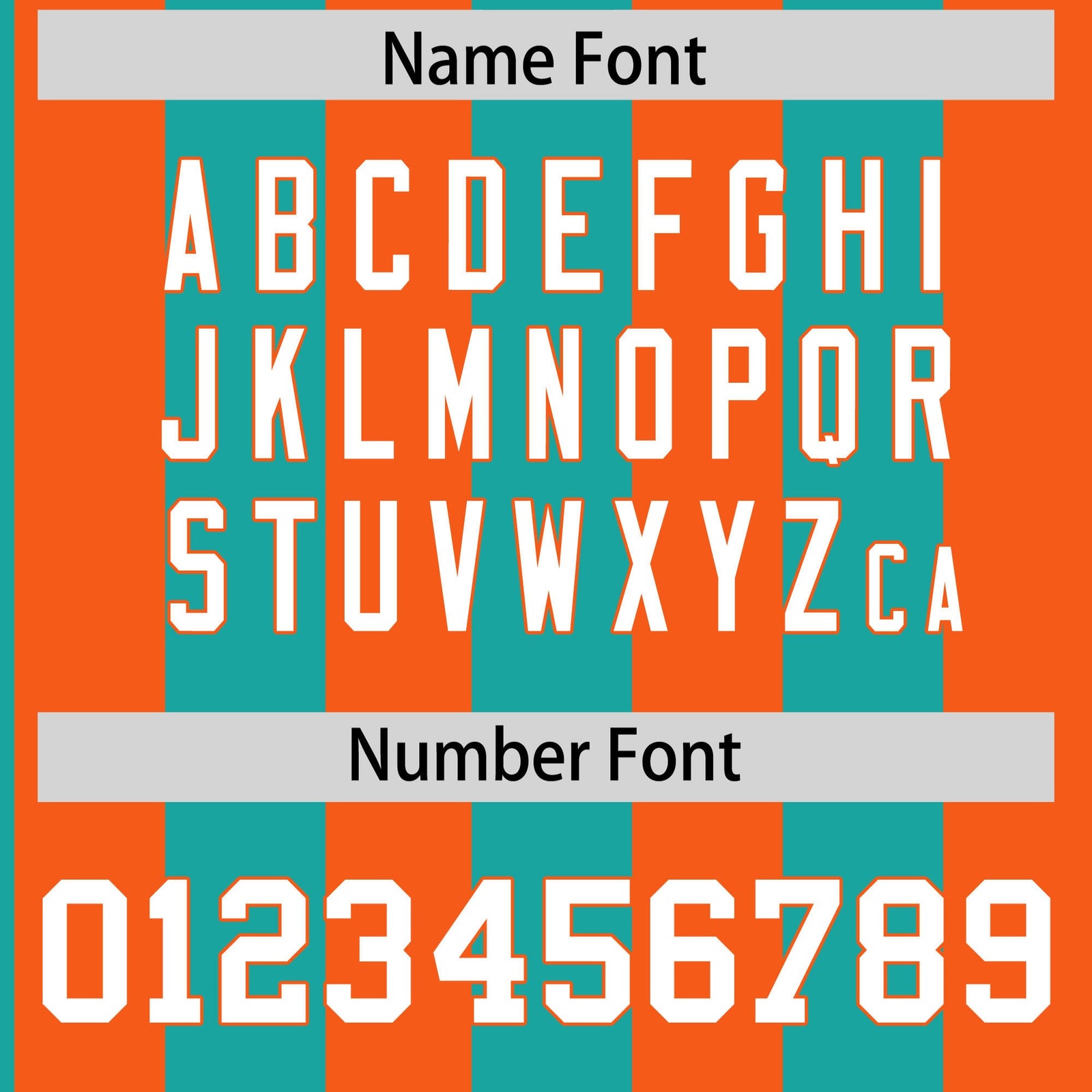 Custom Orange Aqua Stripe Fashion Authentic Two-Button Softball Jersey