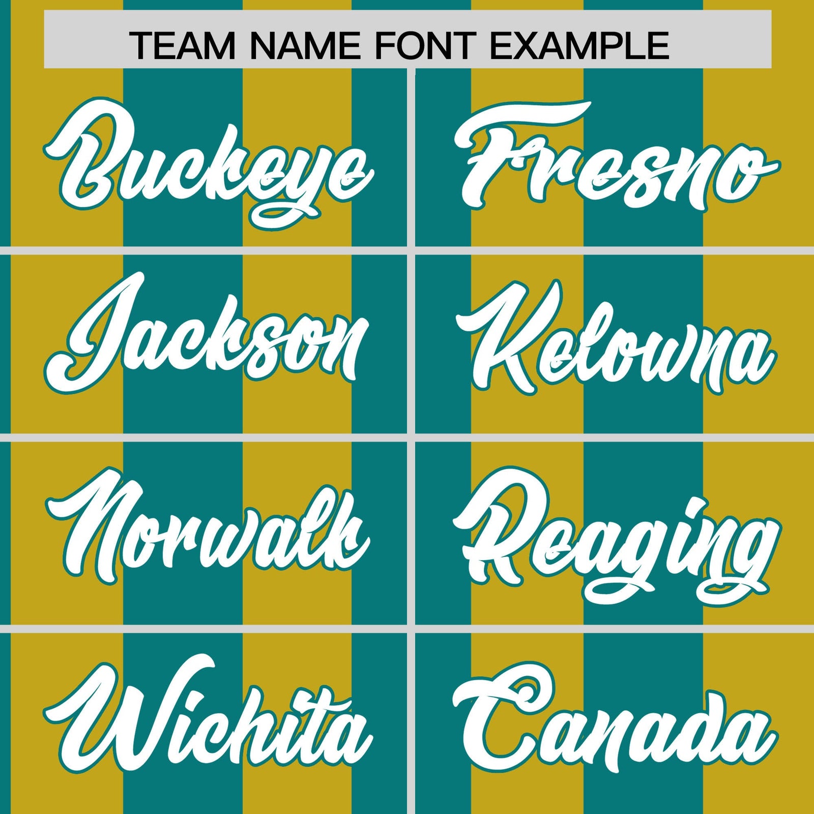 Custom Old Gold Aqua Stripe Fashion Authentic Two-Button Softball Jersey