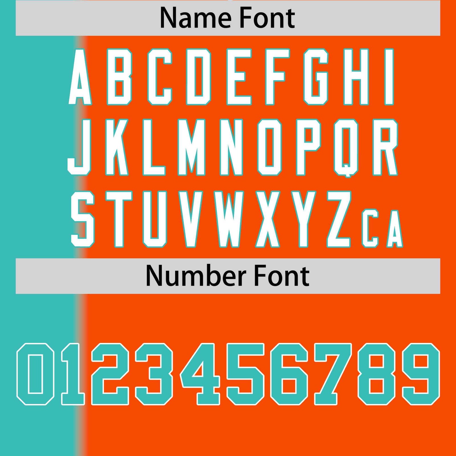 Custom Aqua Orange Gradient Stripe Fashion Authentic Two-Button Softball Jersey