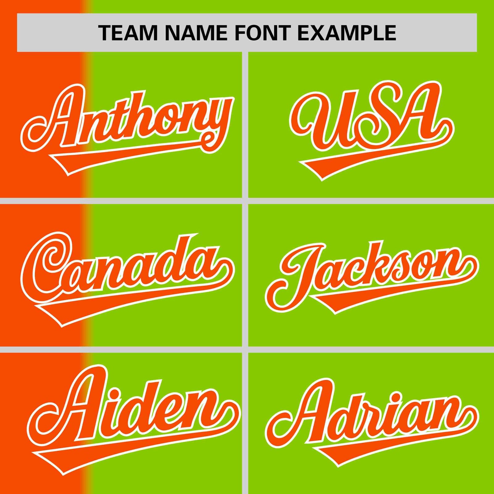 Custom Orange Neon Green Gradient Stripe Fashion Authentic Two-Button Softball Jersey