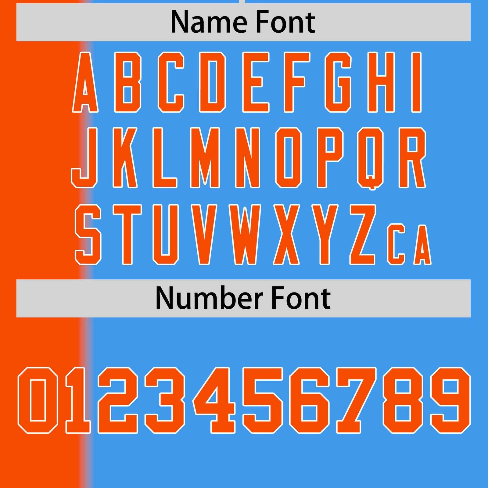 Custom Orange Powder Blue Gradient Stripe Fashion Authentic Two-Button Softball Jersey