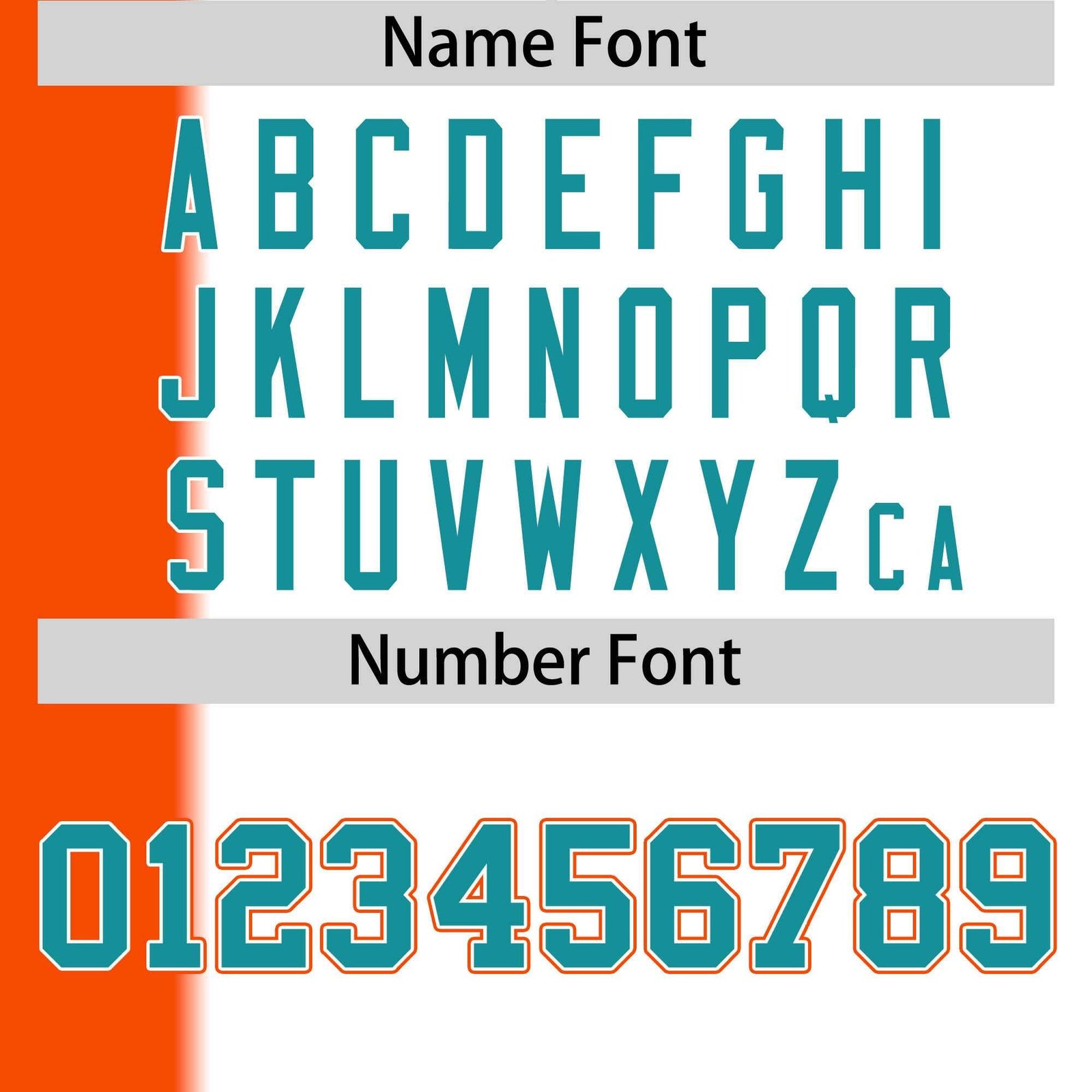 Custom Orange White-Aqua Gradient Stripe Fashion Authentic Two-Button Softball Jersey