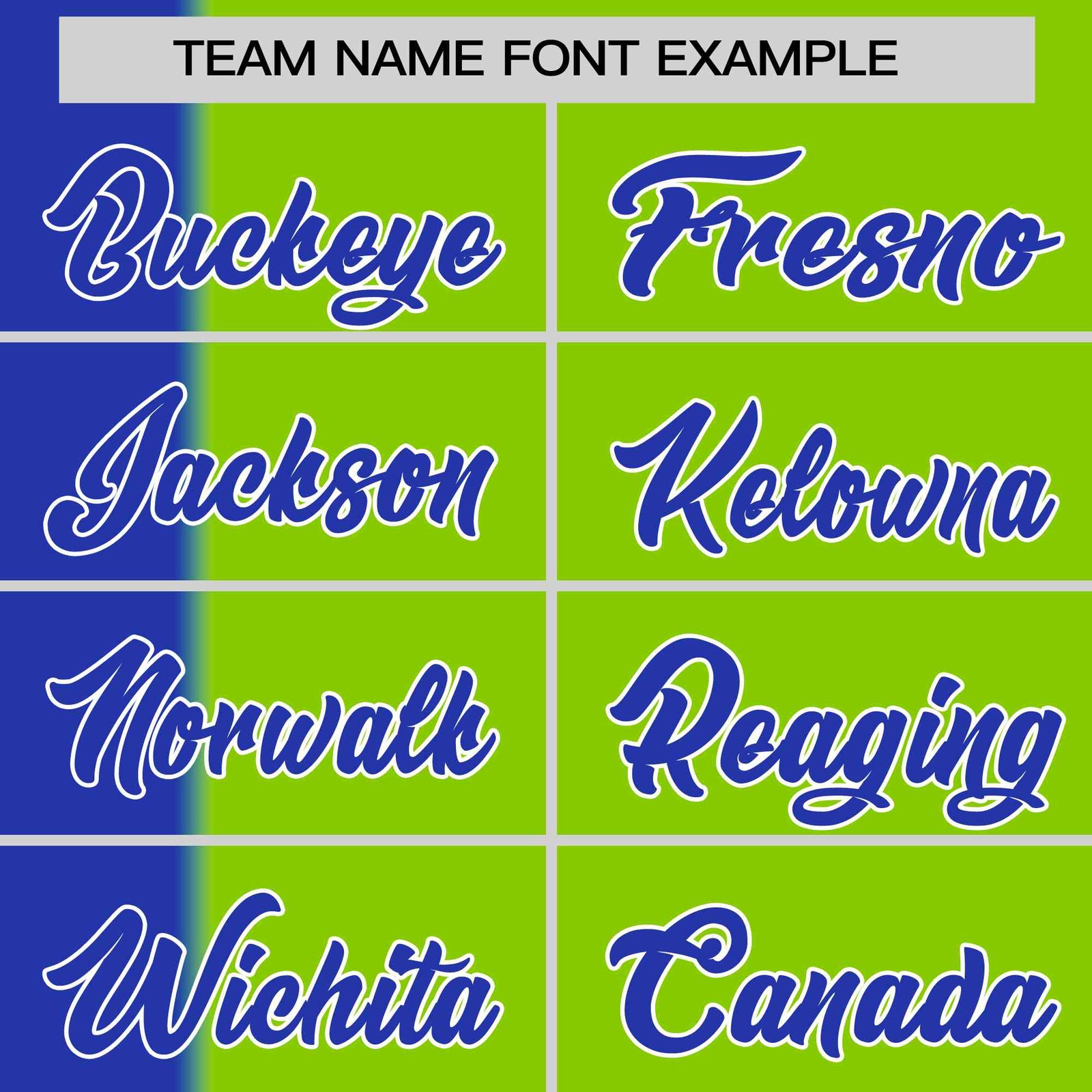 Custom Royal Neon Green Gradient Stripe Fashion Authentic Two-Button Softball Jersey