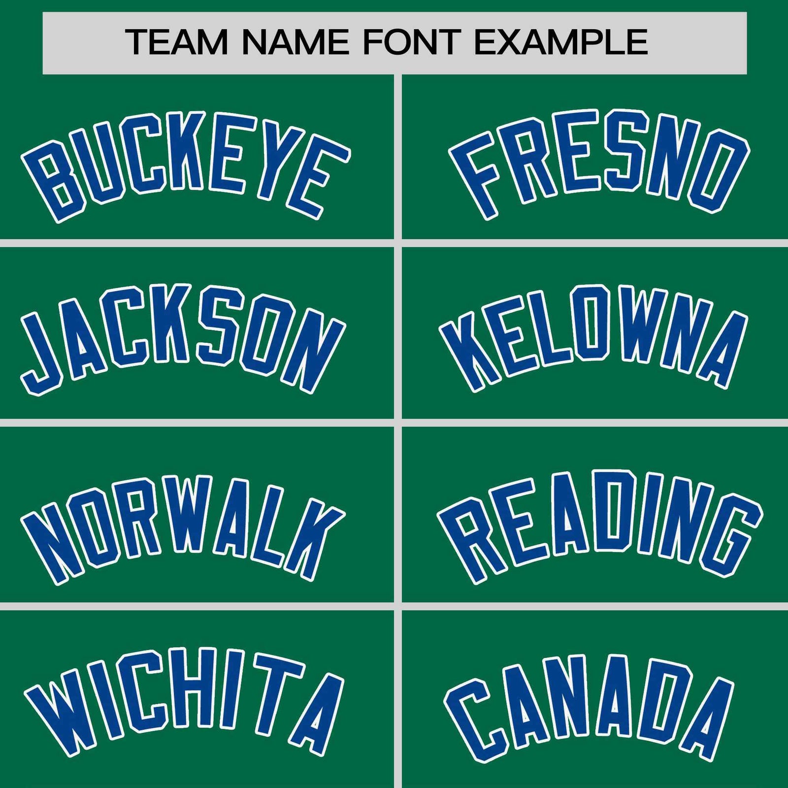 Custom Kelly Green Royal-White Stripe Fashion Raglan Sleeves Authentic Two-Button Softball Jersey