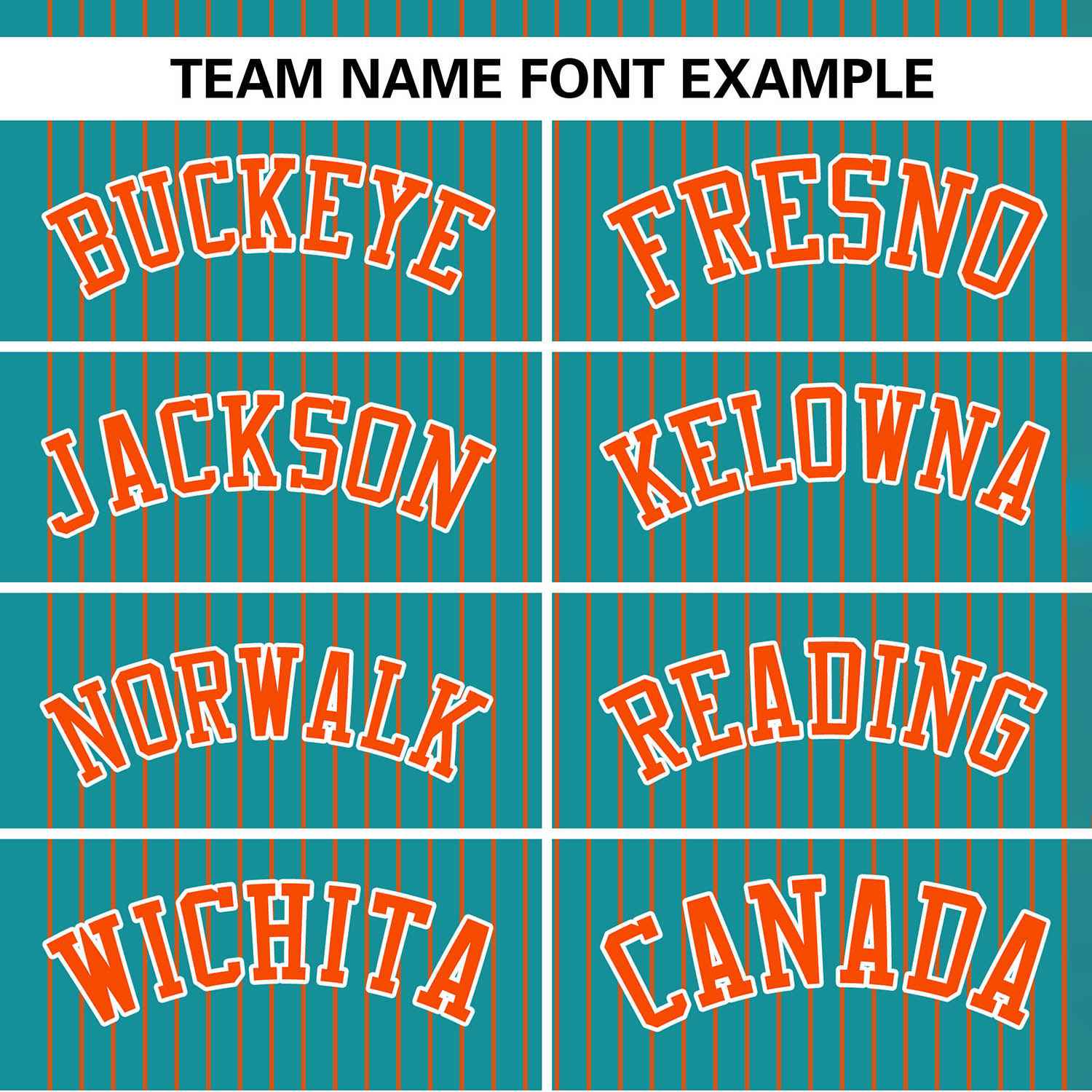 Custom Aqua Orange Stripe Fashion Authentic Two-Button Softball Jersey