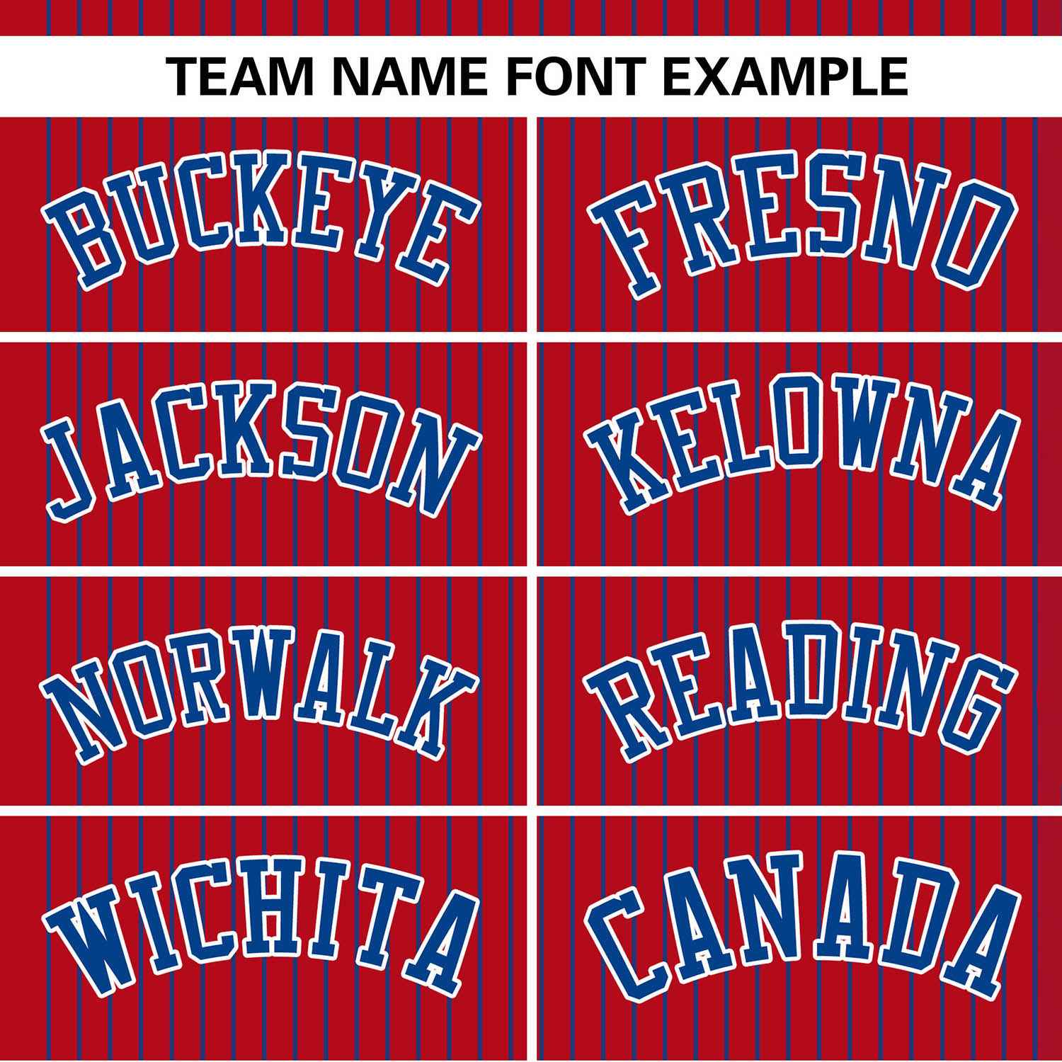 Custom Red Royal Stripe Fashion Authentic Two-Button Softball Jersey