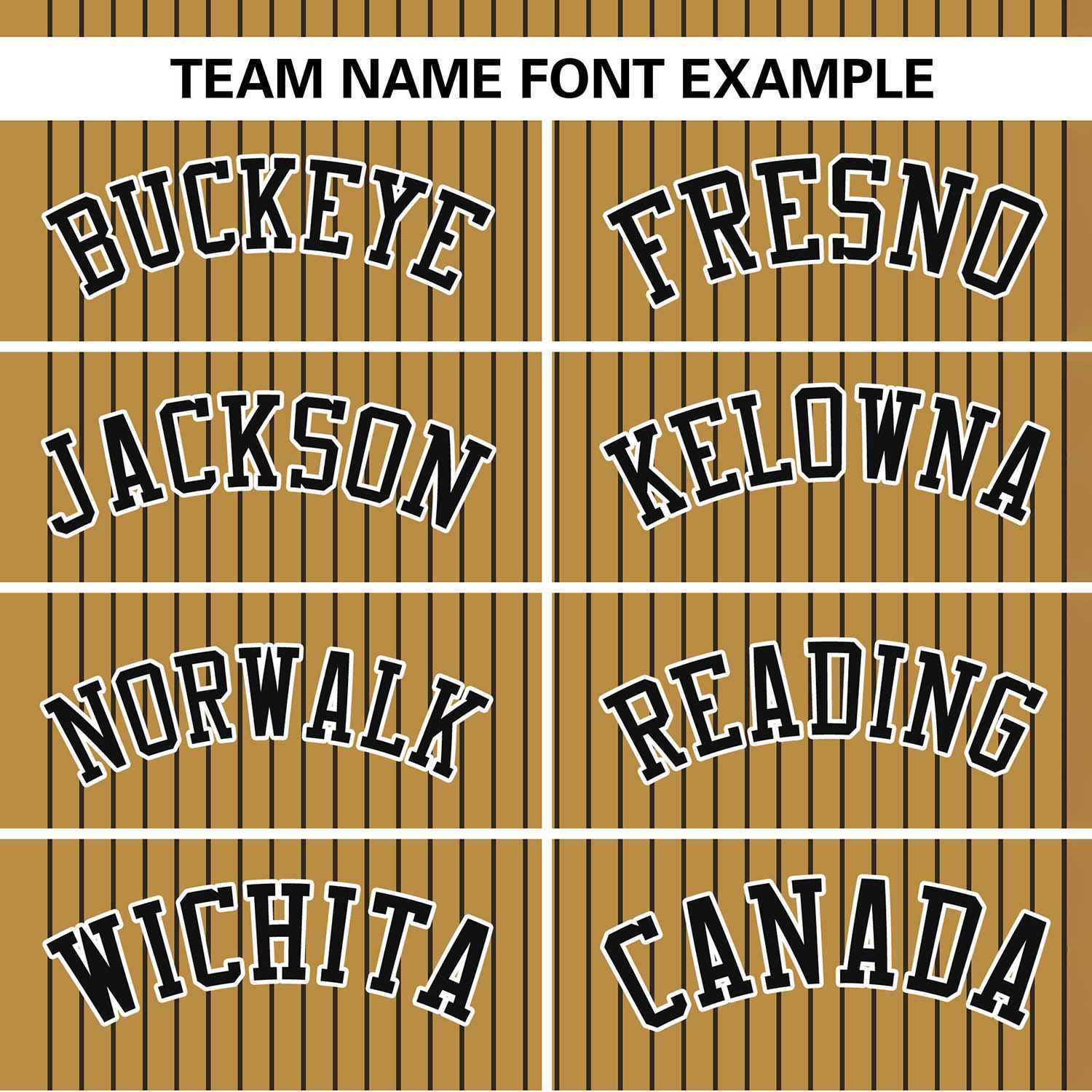 Custom Old Gold Black Stripe Fashion Authentic Two-Button Softball Jersey