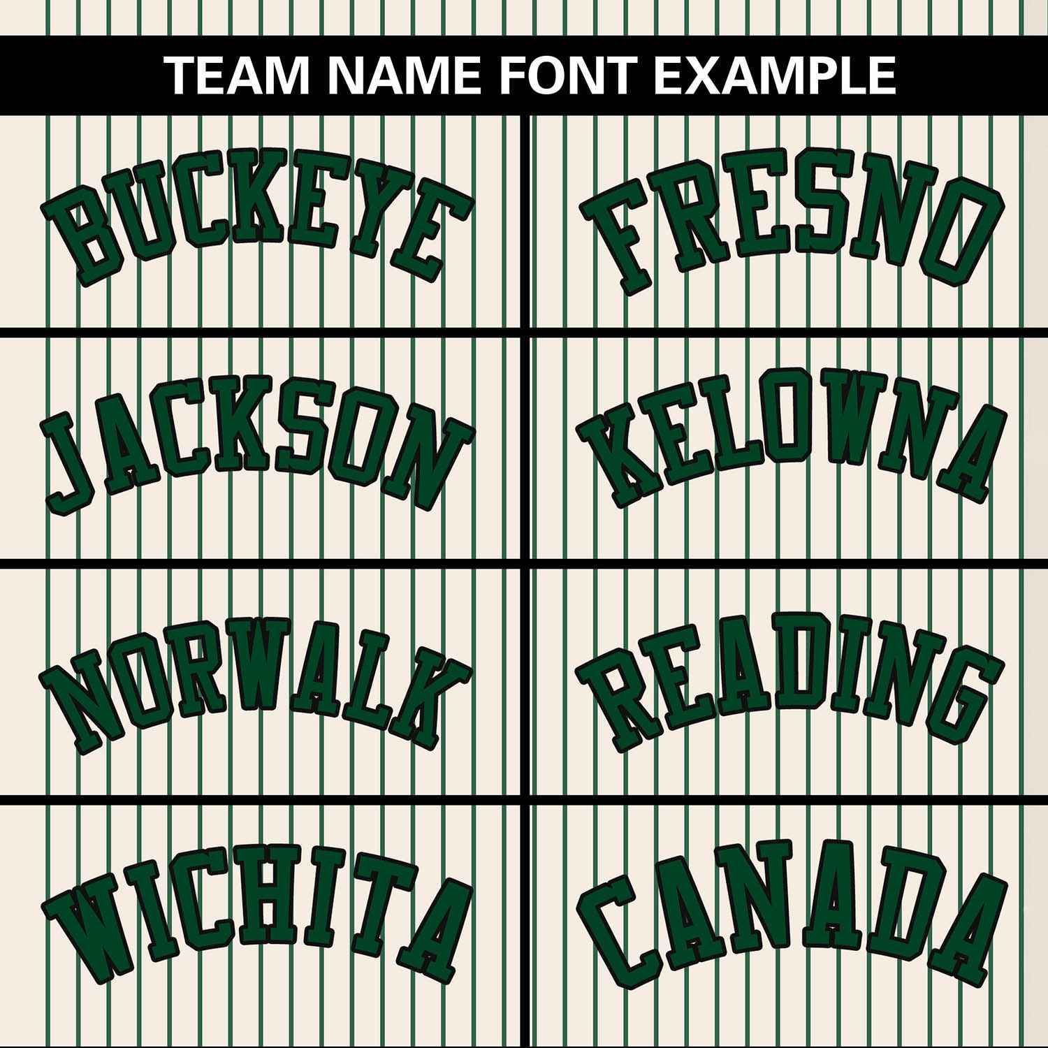 Custom Cream Green Stripe Fashion Authentic Two-Button Softball Jersey