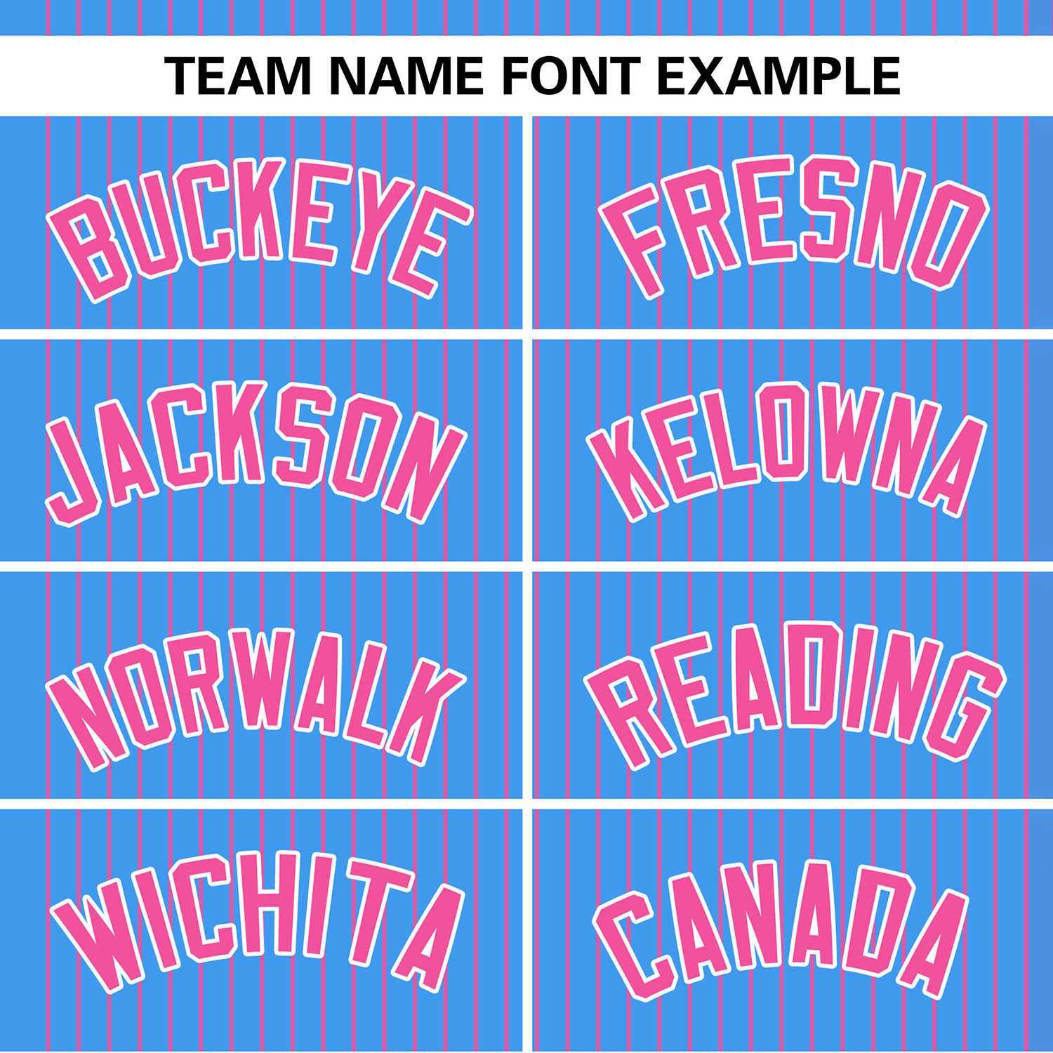 Custom Powder Blue Pink Stripe Fashion Authentic Two-Button Softball Jersey