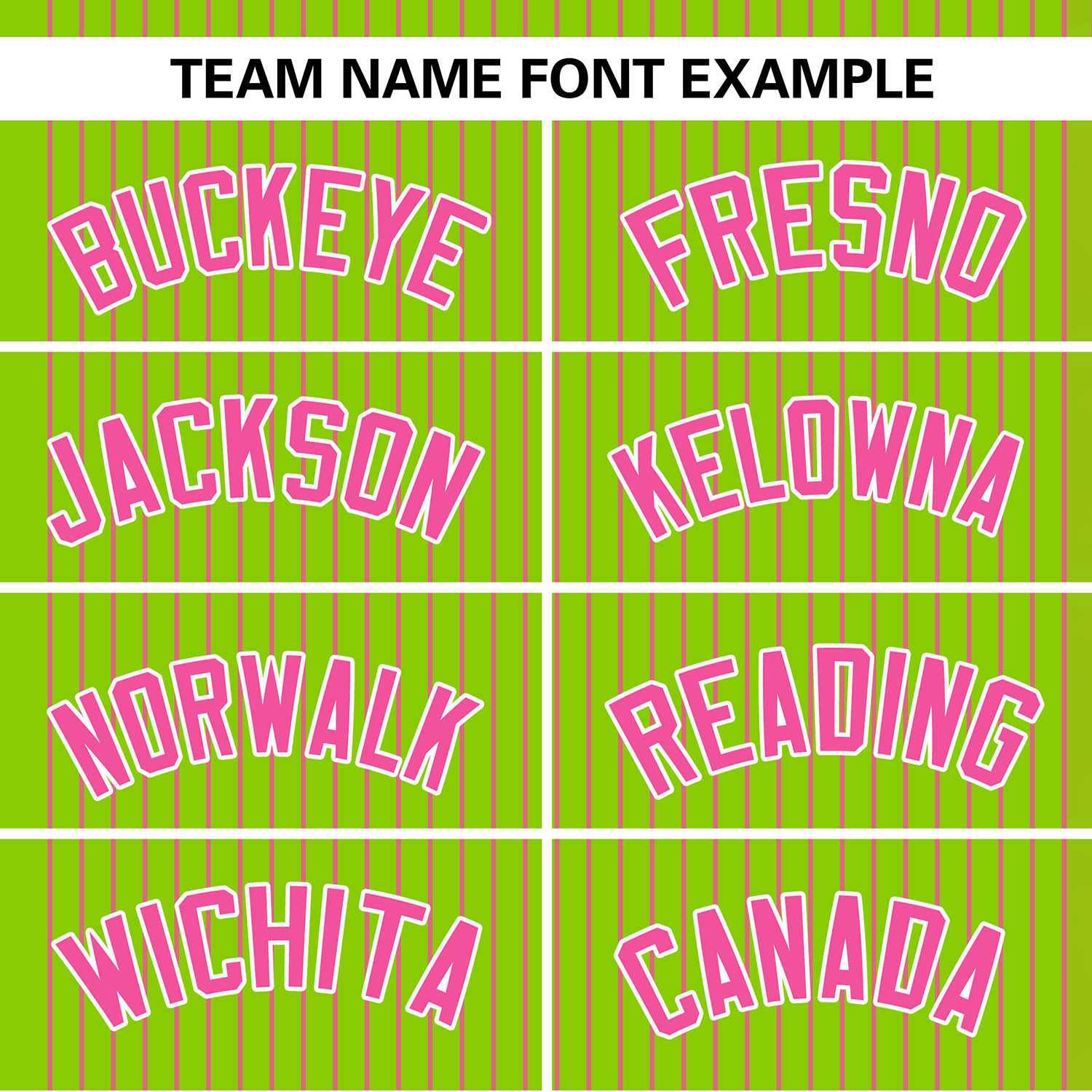 Custom Neon Green Pink Stripe Fashion Authentic Two-Button Softball Jersey